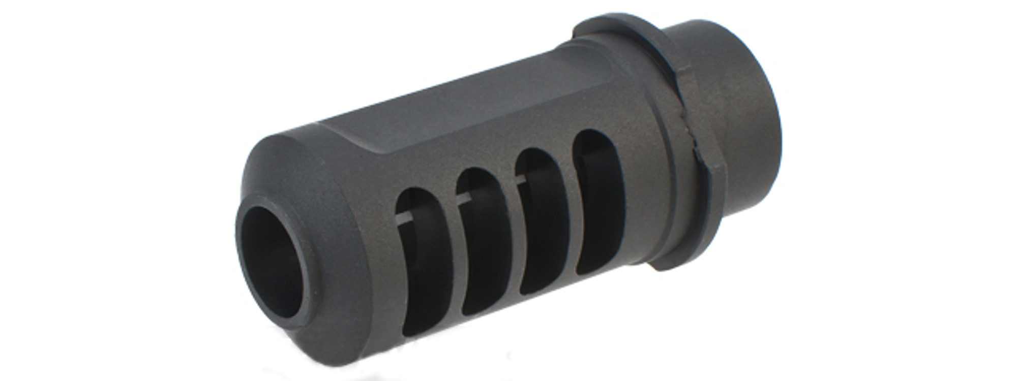 SHS Tank Carbine Aluminum Airsoft Muzzle Brake  Flash Hider - 14mm Negative