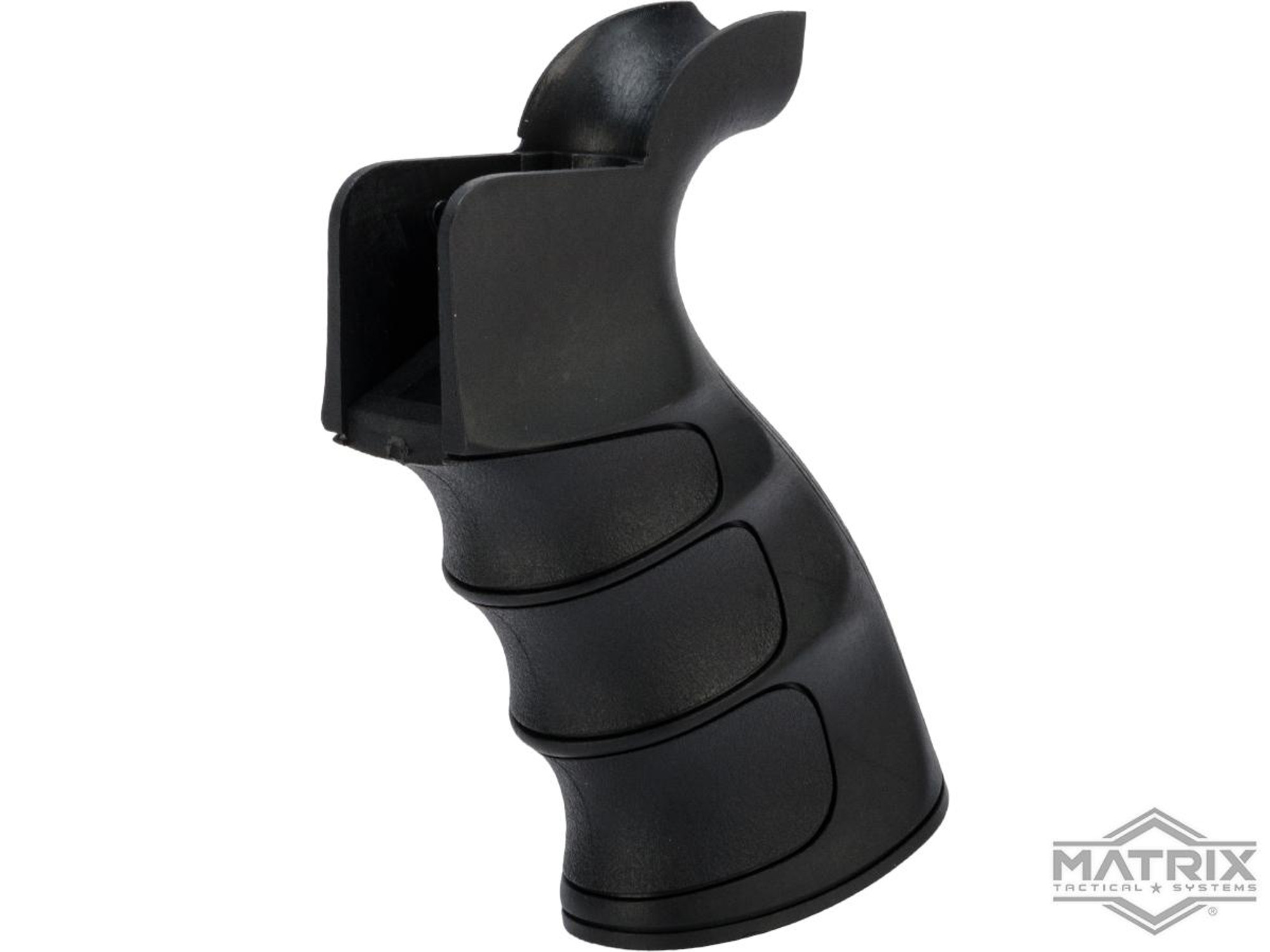 Matrix G27 Grooved Motor Grip for M16 / M4 Series Airsoft AEG Rifle (Color: Black)