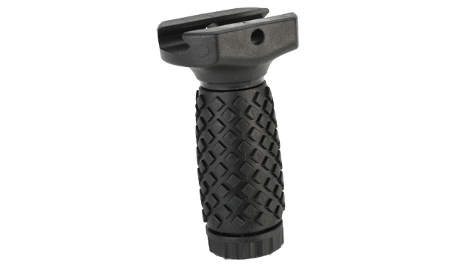 G&P Diamond Pattern Tactical Rubber Vertical Grip - Black / Short