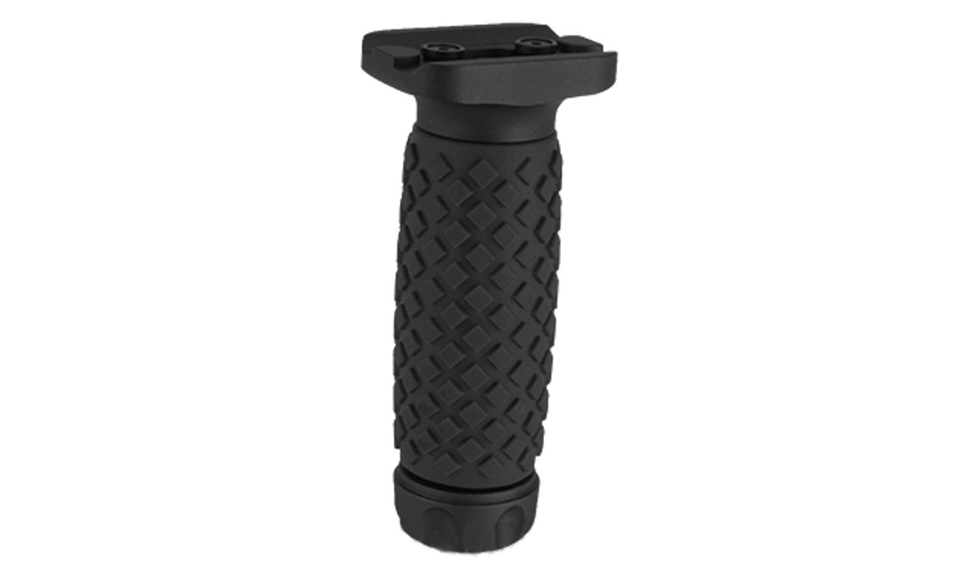 G&P Keymod Tactical Golf Ball Pattern Aluminum / Rubber Vertical Grip - Black (Long)
