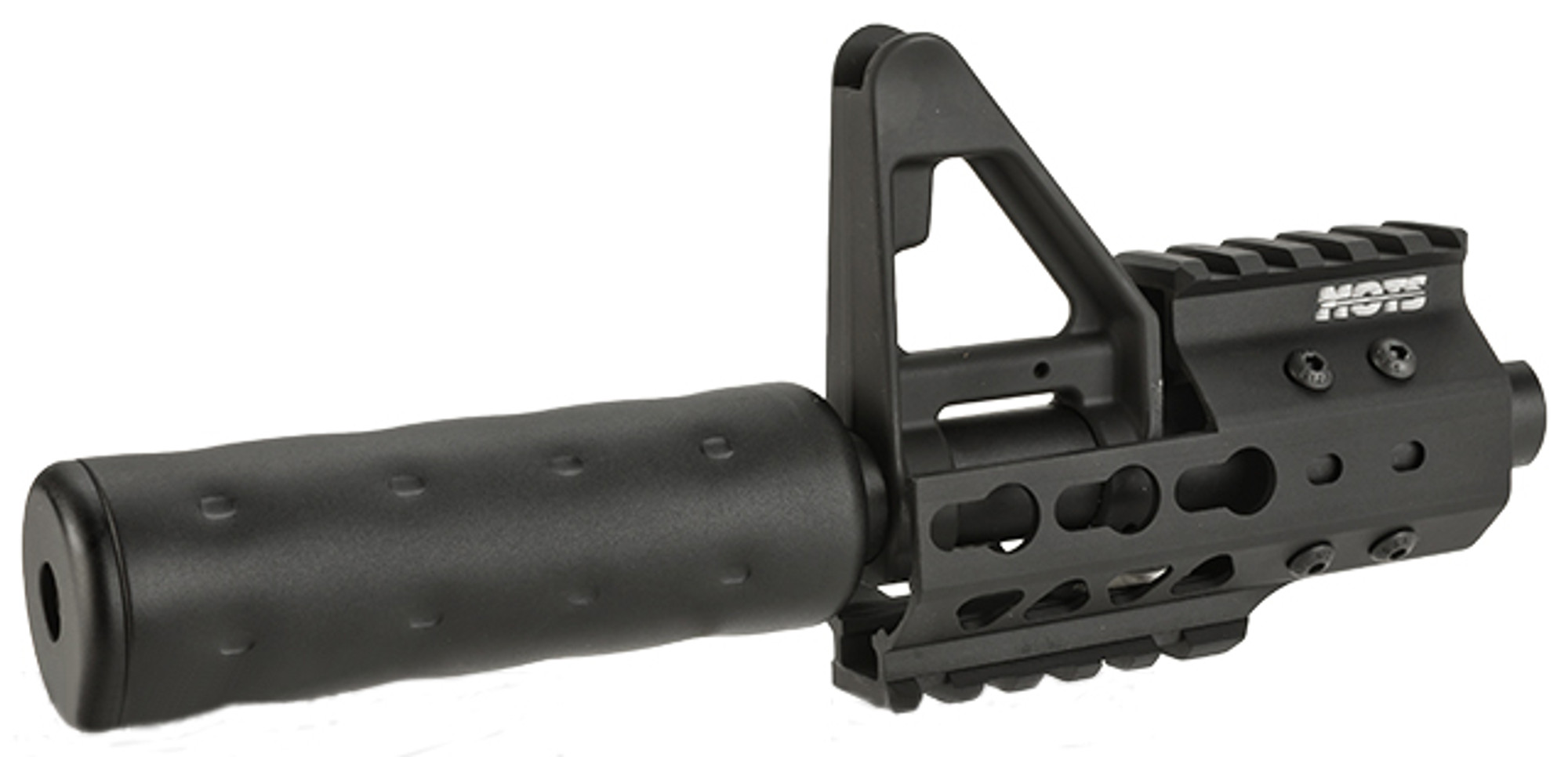 G&P MOTS 4" Stubby Keymod Rail System Kit for M4 / M16 Series Airsoft Rifles - Black