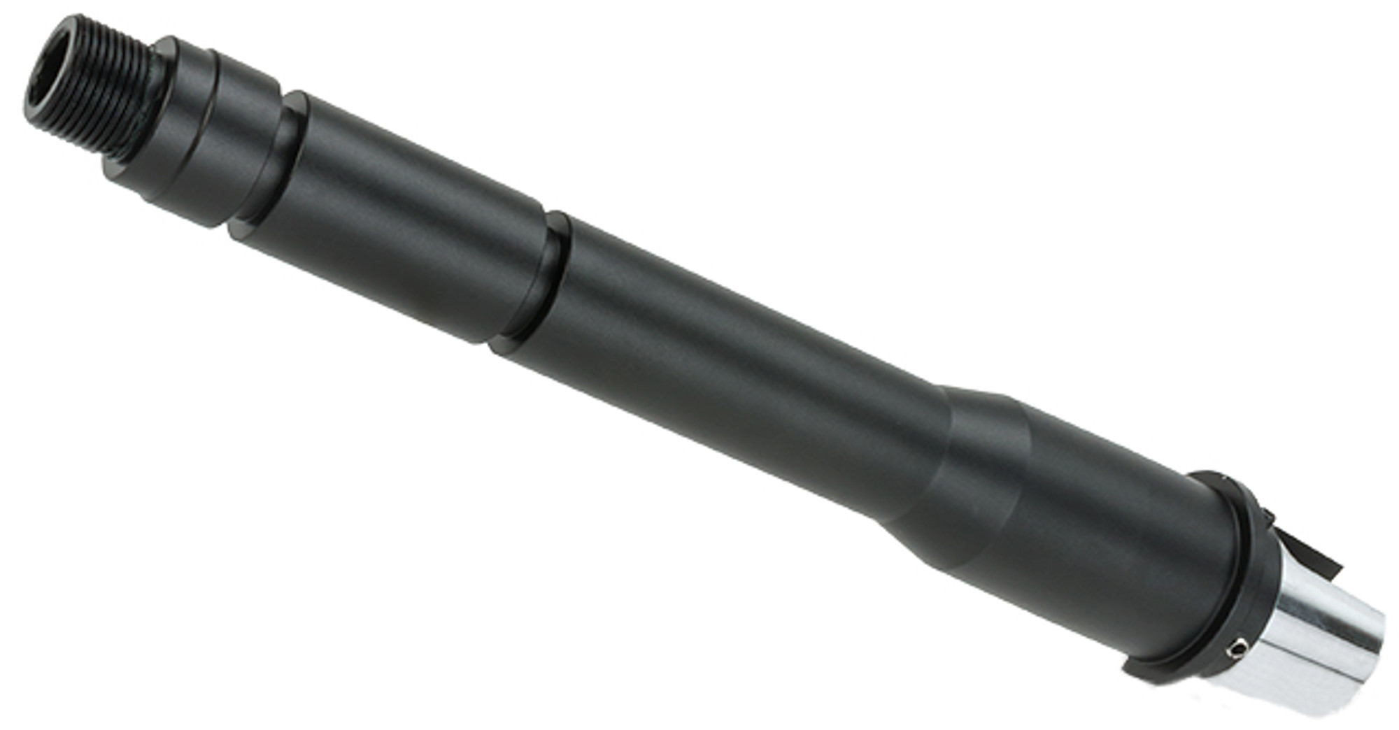 G&P Tapered 7.5" Free Float CNC Aluminum GP-T Outer Barrel for G&P GPT AEG Receivers - Black