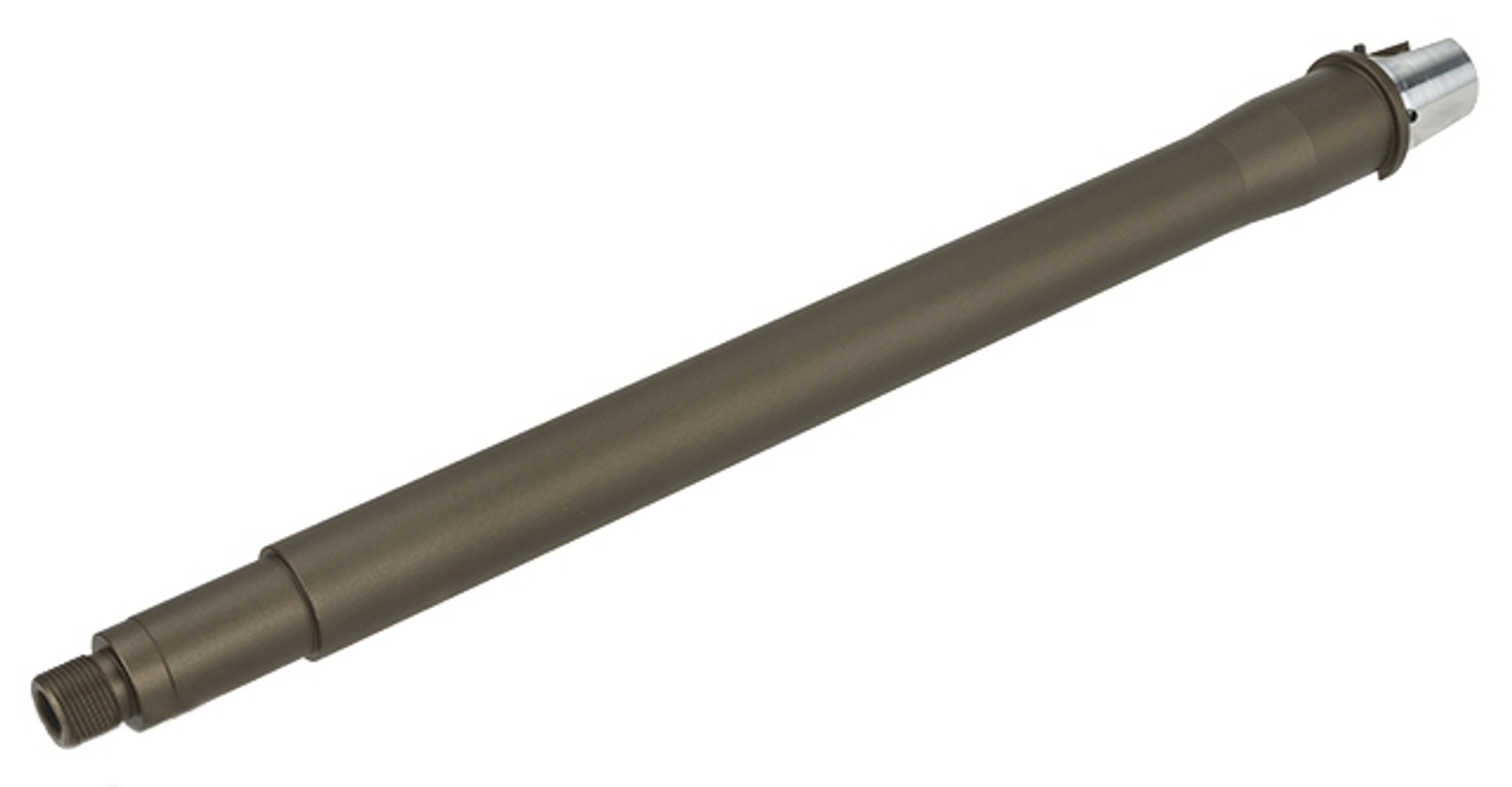 G&P Tapered 13" Carbine Length CNC Aluminum GP-T Outer Barrel for G&P GP-T AEG Receivers - Sand