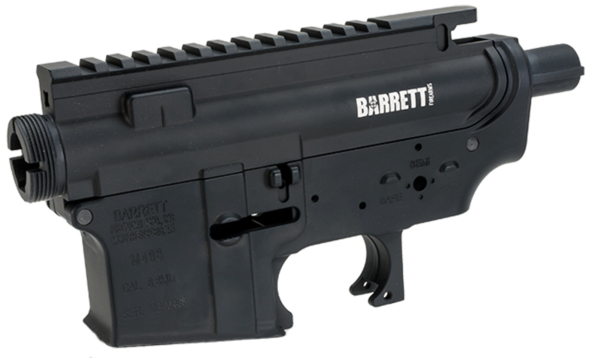 Madbull Licensed Full Metal Barrett Rifles Ver. 2 Receiver for M4M16 Airsoft AEGs - Black