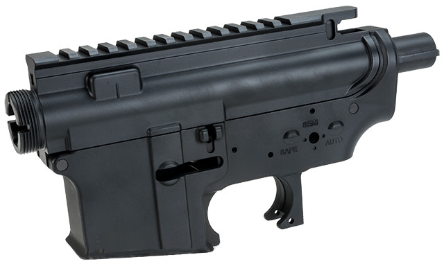 Madbull Licensed Full Metal JP Enterprises Ver. 2 Receiver for M4M16 Airsoft AEGs - Black