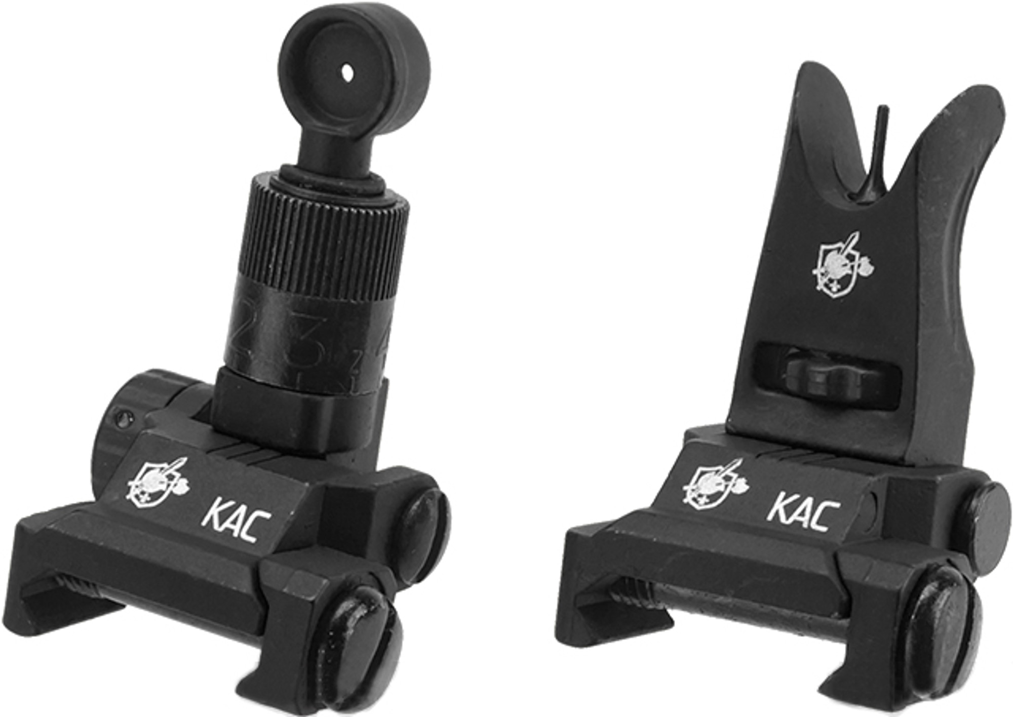 Knights Armament KAA Micro Back-up Iron Sights - Black