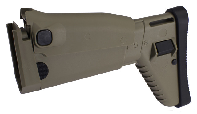 VFC Replacement Folding Stock for MK1617 SCAR Series Airsoft AEG Rifles - Tan