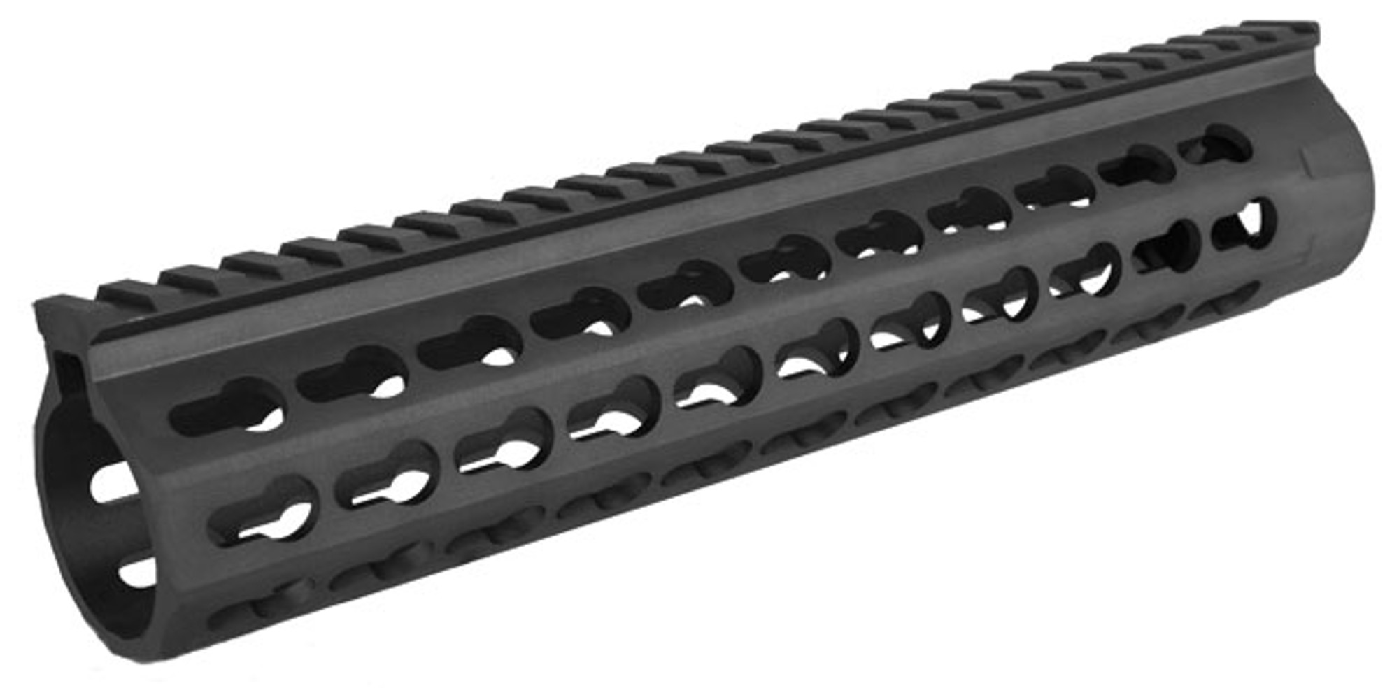 Avengers 10" Keymod CNC Aluminum Rail System - Black