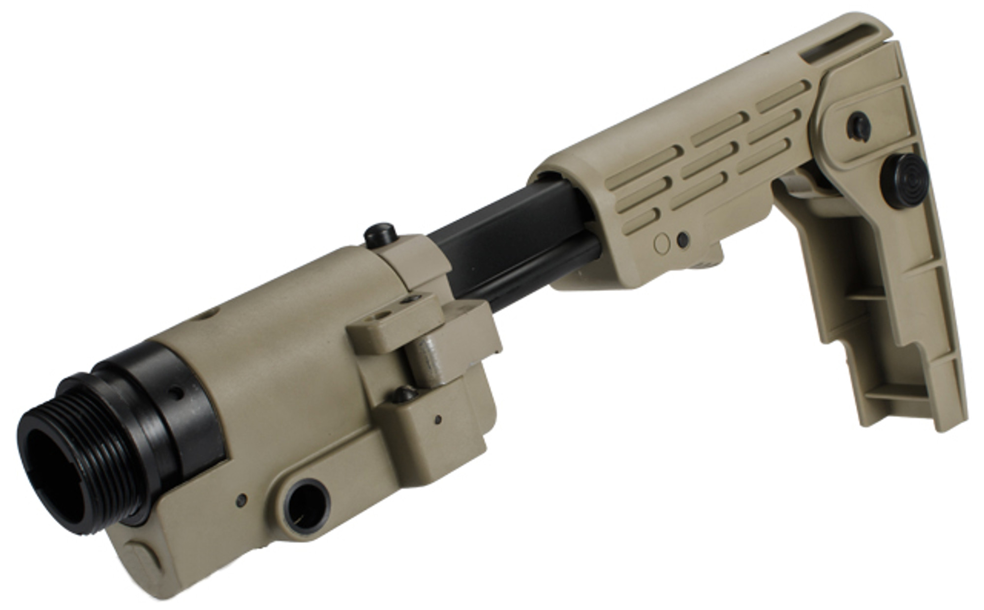 Avengers Retractable Folding Stock for M4  M16 Series Airsoft AEG Rifles - Tan