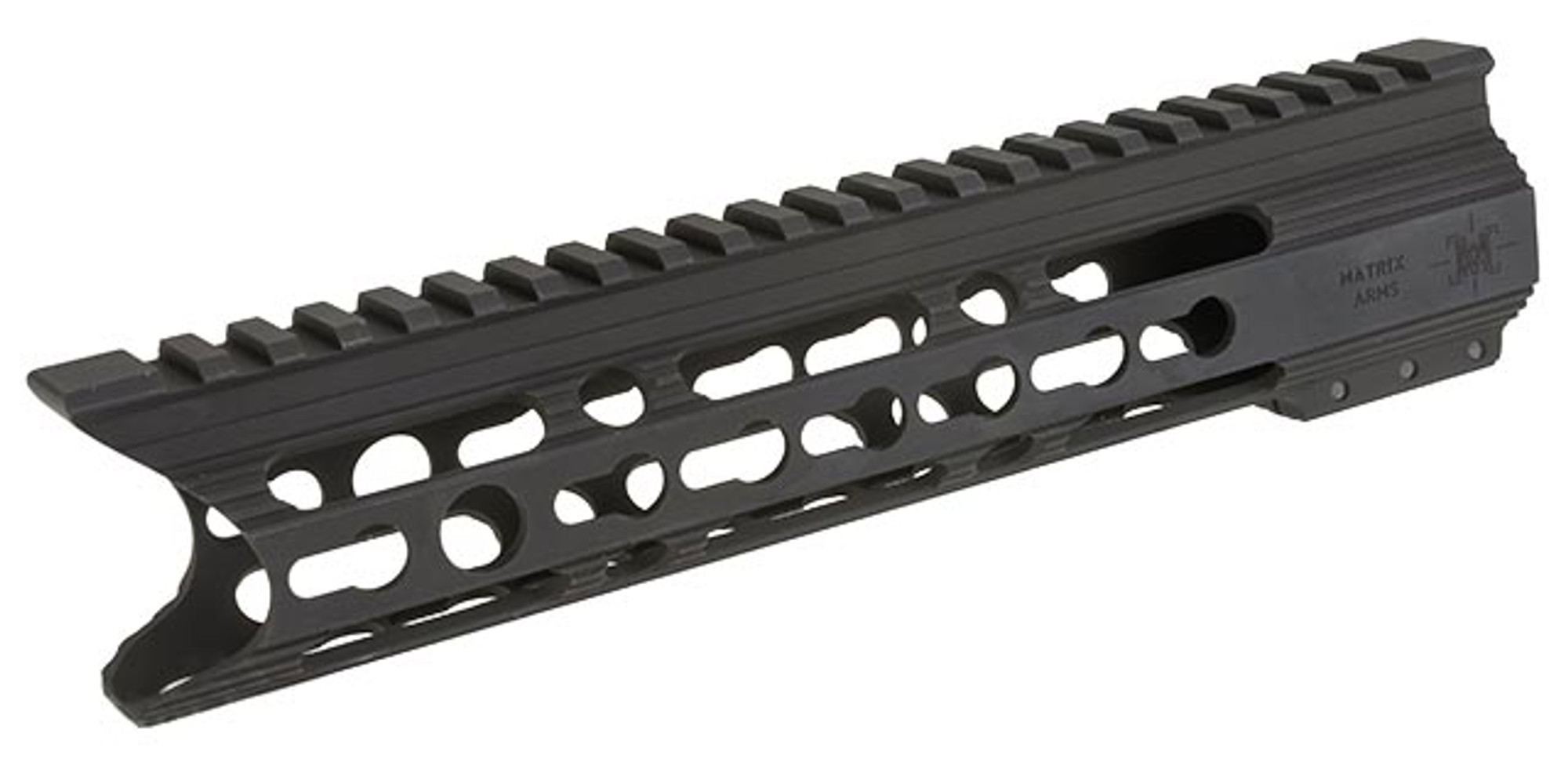 Matrix Arms 9" 5.56 Charlie Keymod Free Float Hand Guard for AR15 / M4 / M16 Rifles - Black