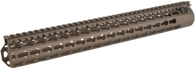 DYTAC B-Style SMR 15" KeyMod Rail System for TM M4 Series Airsoft AEG Rifles - Burnt Bronze