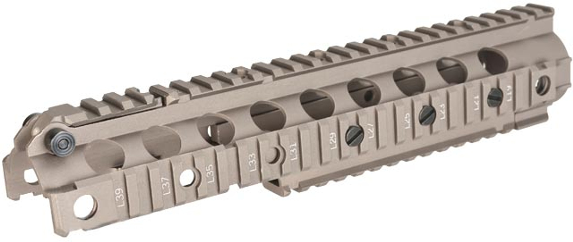 Matrix Navy Seal Type 10.75" RIS for M4 M16 Series Airsoft AEG Rifles - Tan