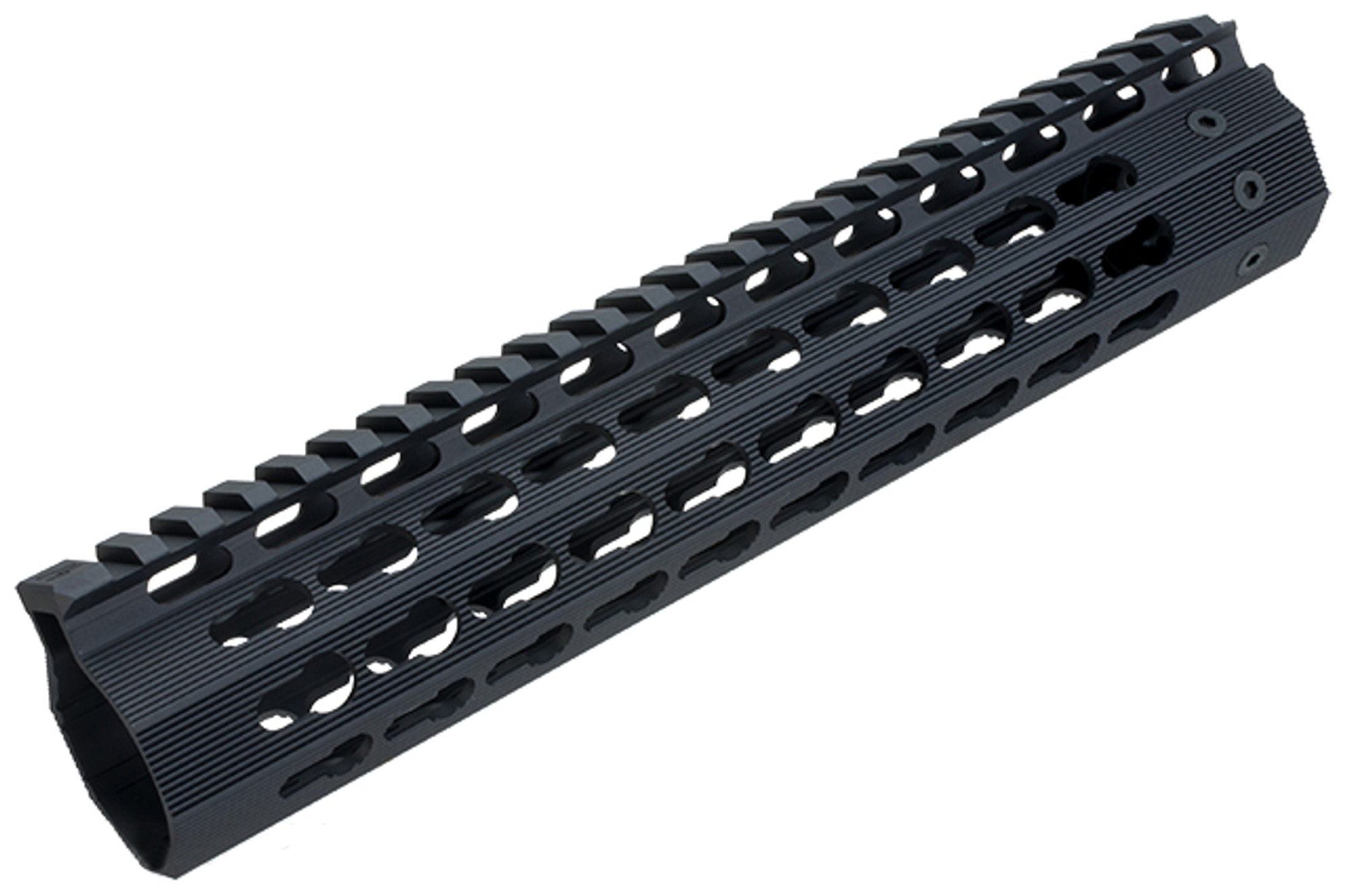 Strike Industries Gen 2. 10" Mega Fins Free Float Drop-In Keymod Handguard for M4 / M16 / AR15 Series Rifles - Black