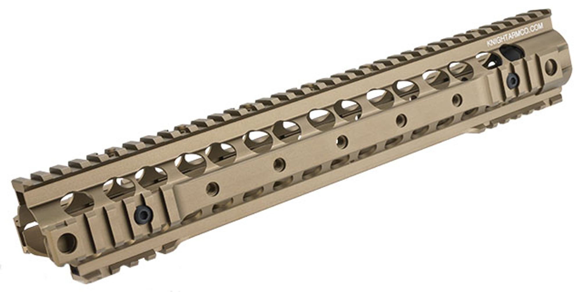 Knight's Armament Co URX 3.1 Free Float Rail System for M4 / M16 Series Airsoft AEG Rifles - 13.75" / Tan