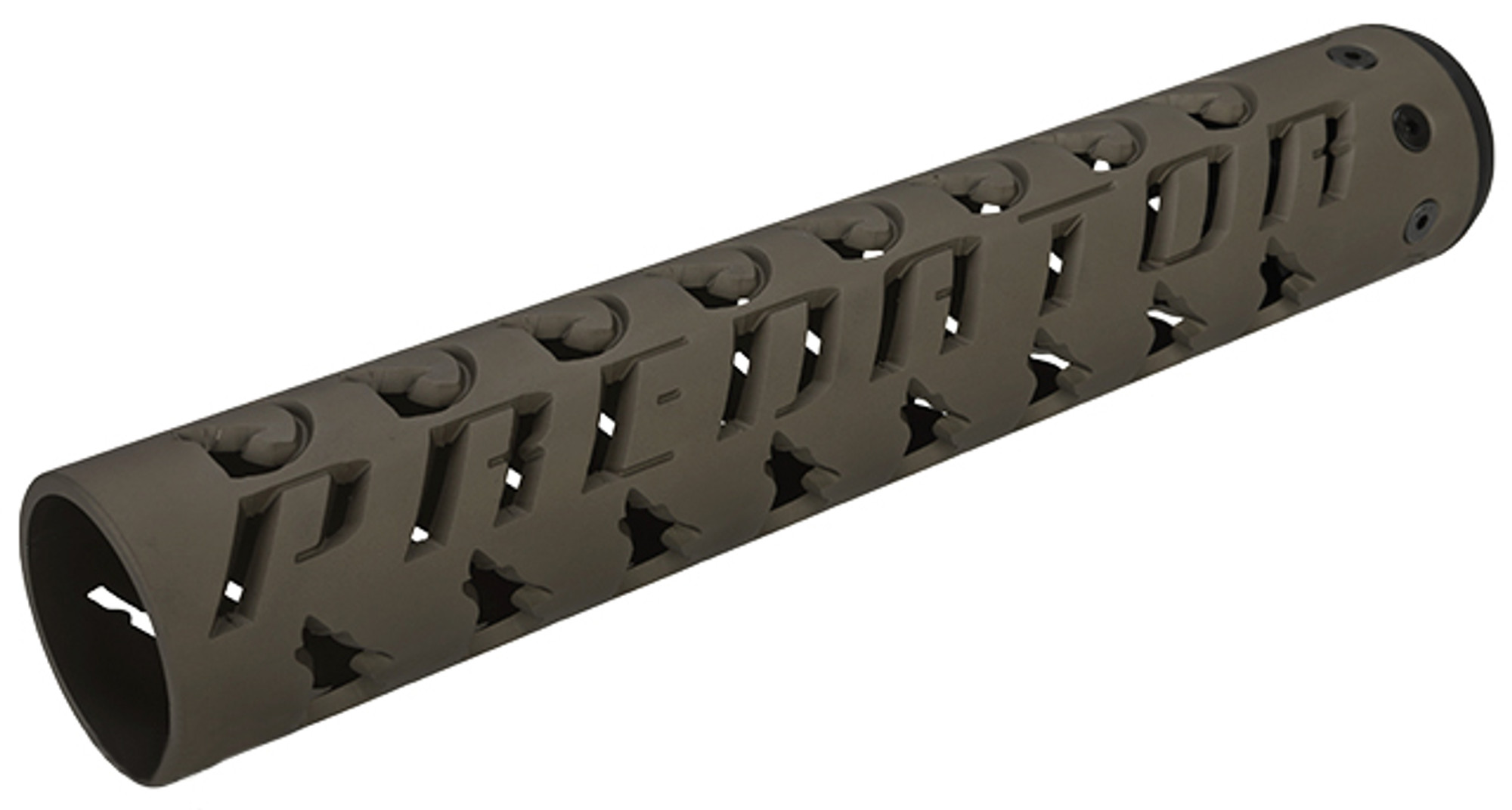 Unique ARs CNC Machined "Predator" Handguard for AR15 Pattern Rifles (Color: Dark Earth / 12" / Rail Only)