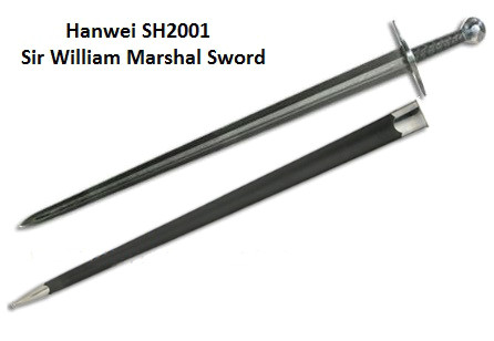 Hanwei William Marshall Sword Damascus SH2001