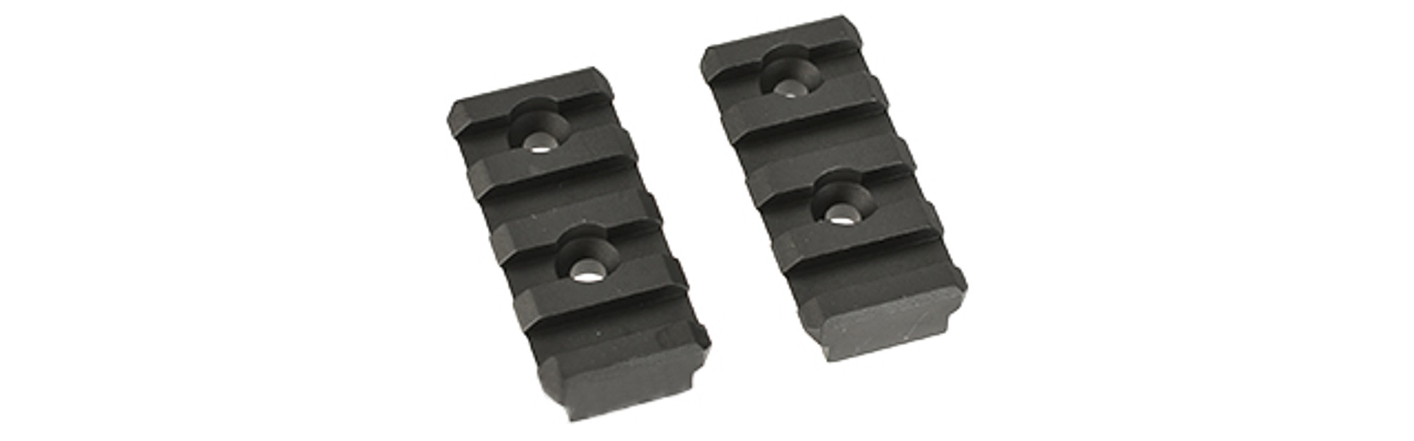 G&P CNC Aluminum Keymod Rail Section - Black (X-Small)