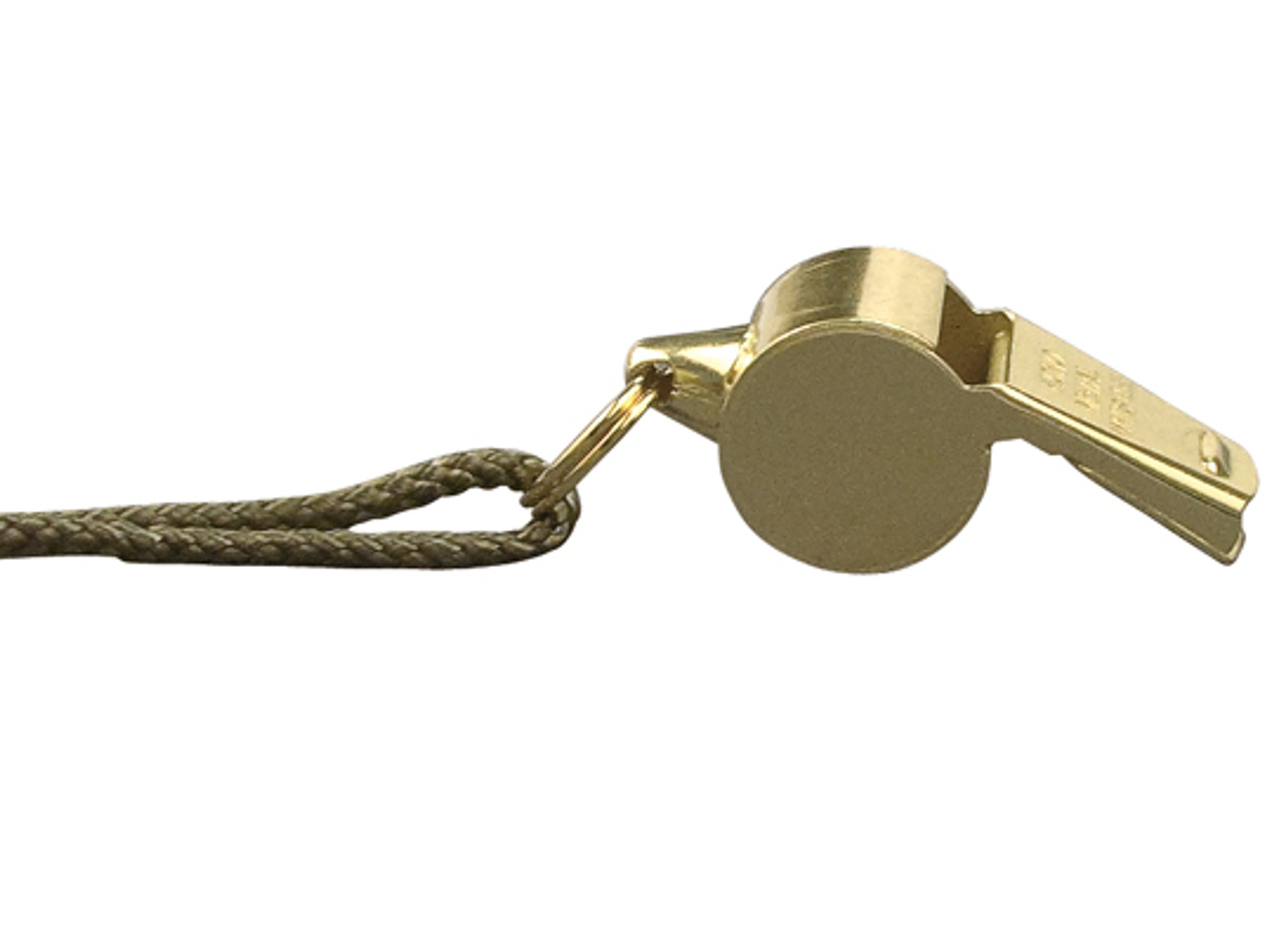 Rothco GI Style Police Whistle - Brass