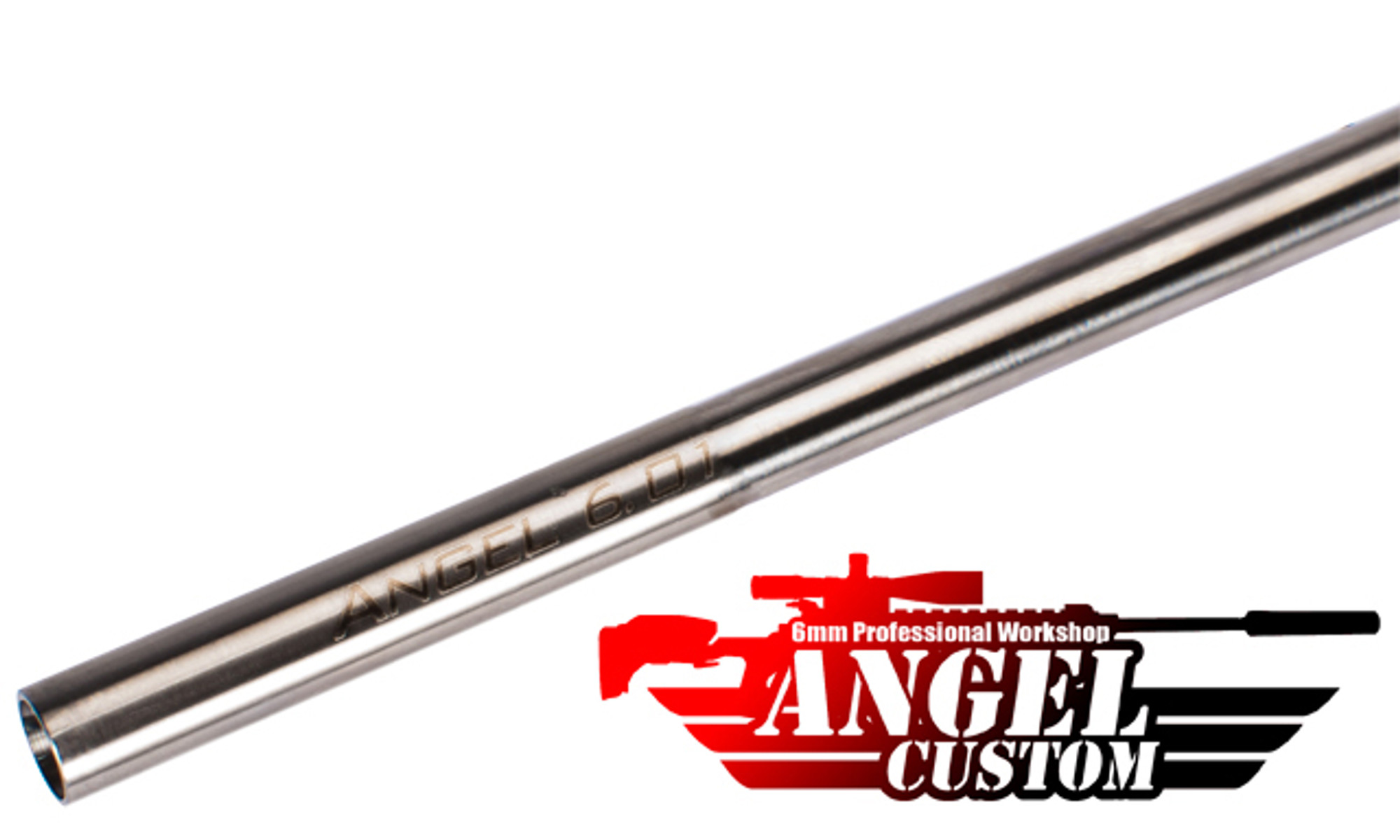 Angel Custom G2 SUS304 Stainless Steel Precision 6.01mm Airsoft GBB Pistol Tightbore Inner Barrel (Length: 160mm KWA MP7)