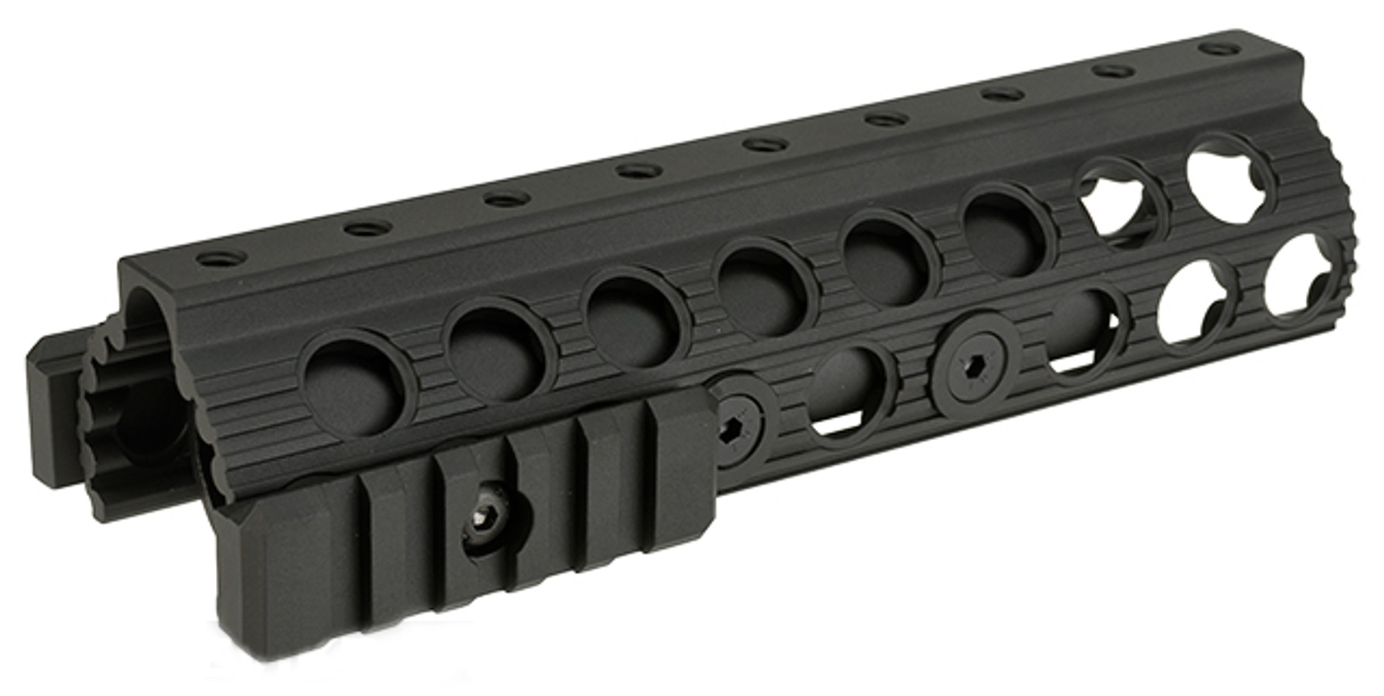 G&P Railed Handguard for Marui Type Airsoft Shotguns (Type B) - Black