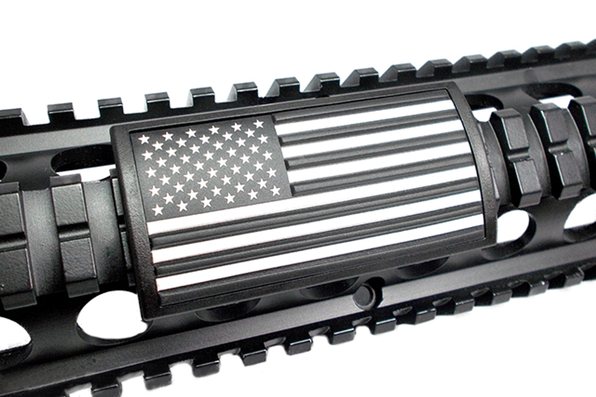 Custom Gun Rails (CGR) Large PVC Grip - U.S. Flag (Stars Left)