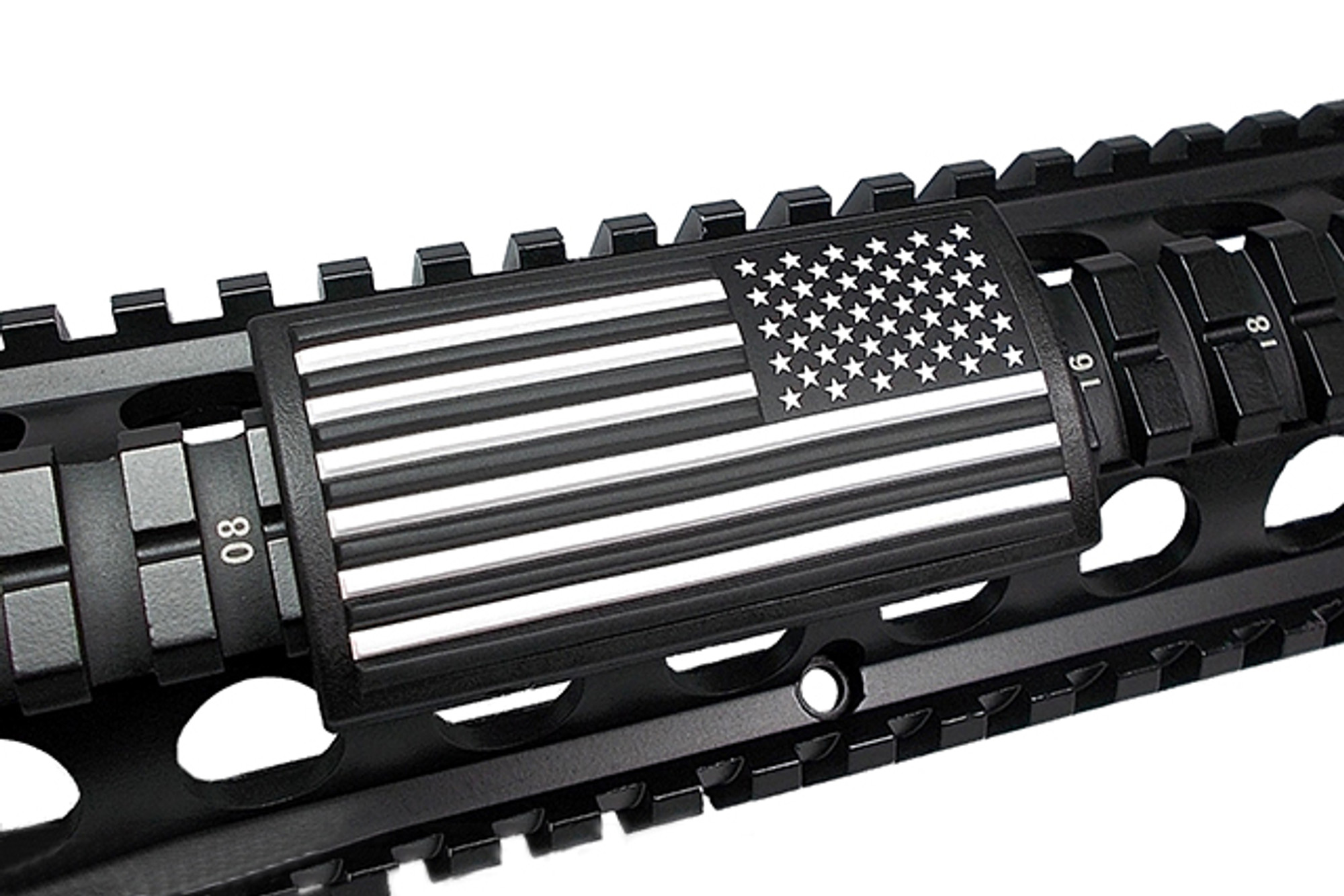 Custom Gun Rails (CGR) Large PVC Grip - U.S. Flag (Stars Right)