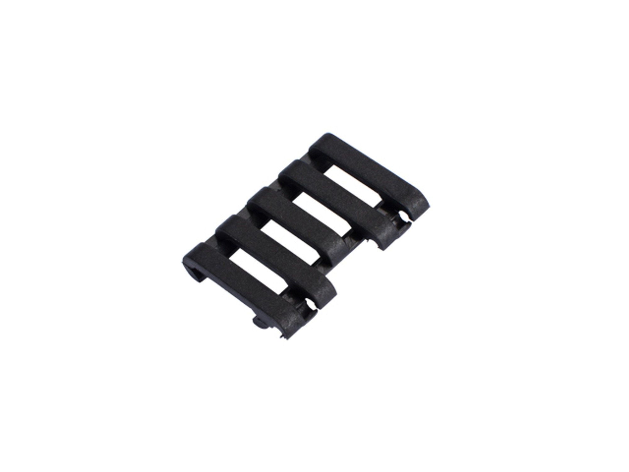 Element 5-Slot Rail Cover with Wire Loom - Black