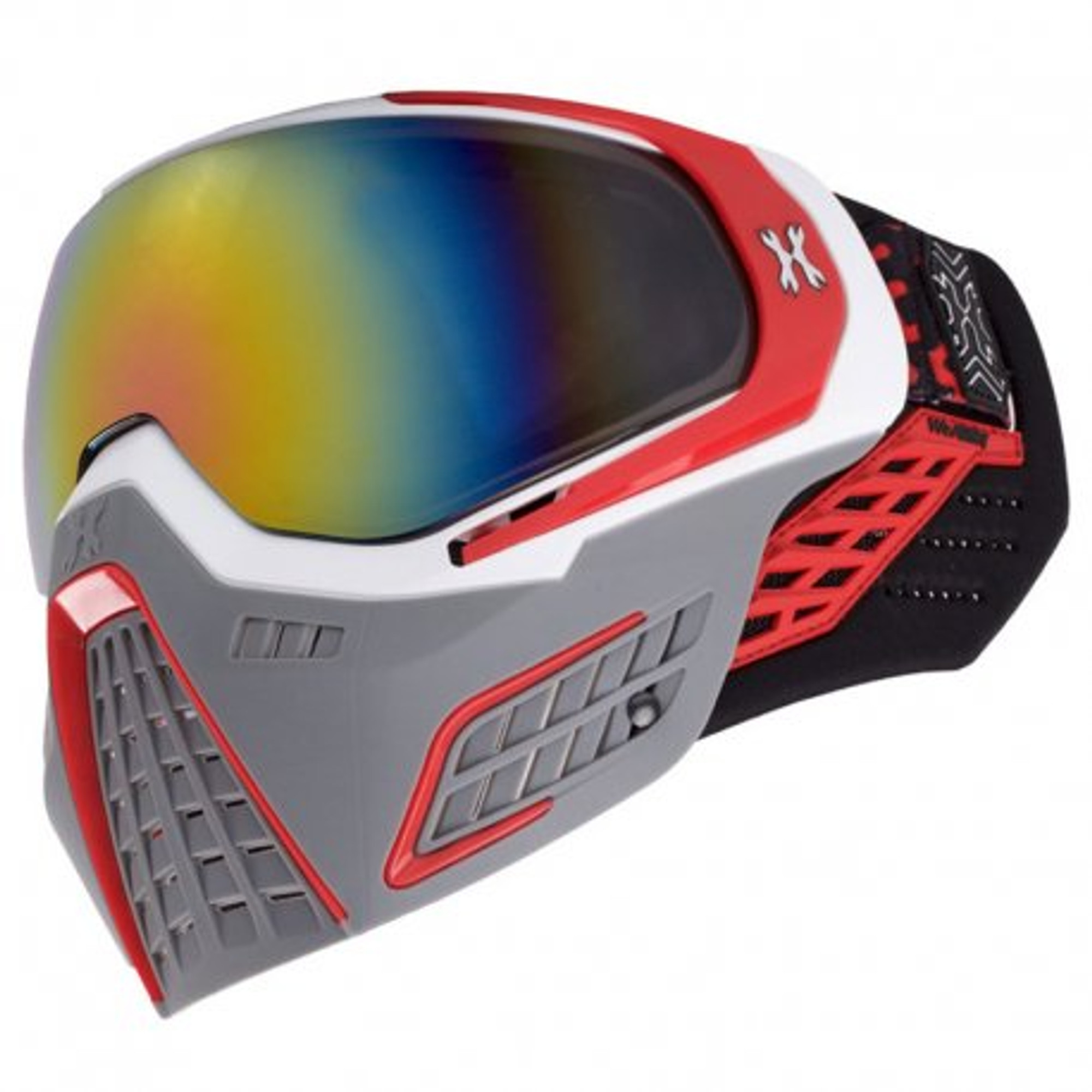 HK Army KLR Paintball Mask Slate – White/Red