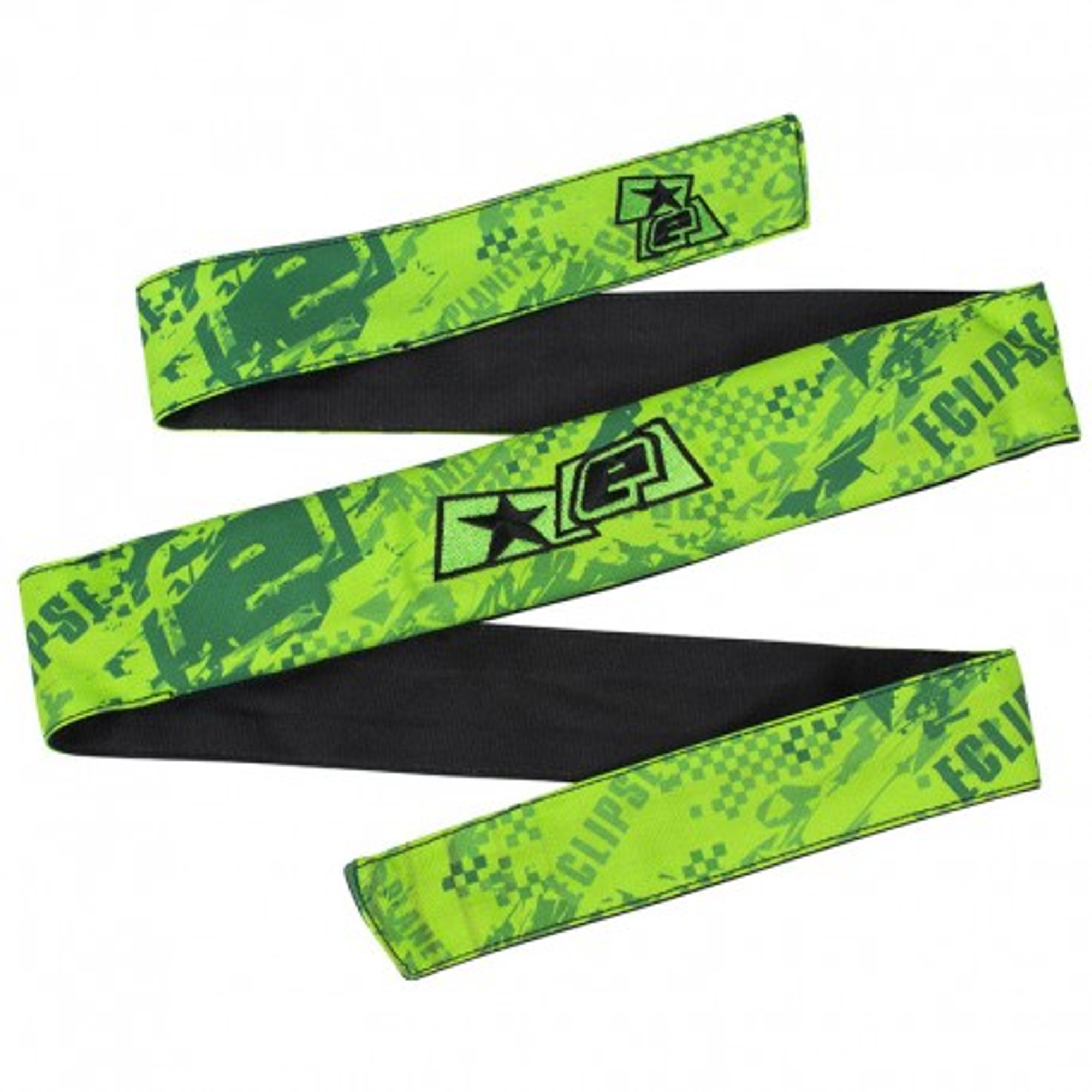 Planet Eclipse Fracture Headband Lime