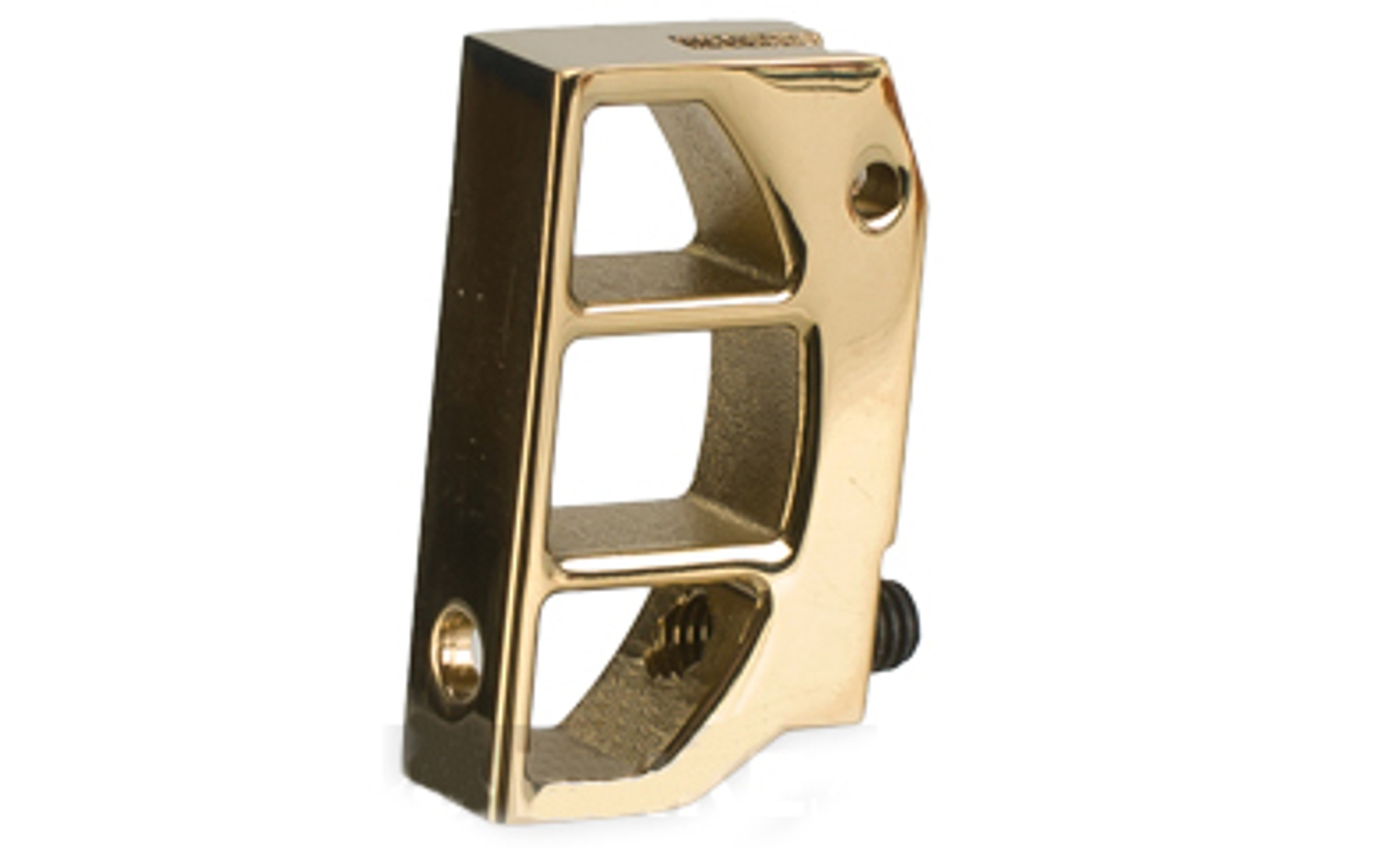 UAC Stainless Steel Trigger for TM 5.1 / 4.3 Hi-Capa Series Airsoft GBB Pistols - Type C (Gold Ti-Coating)