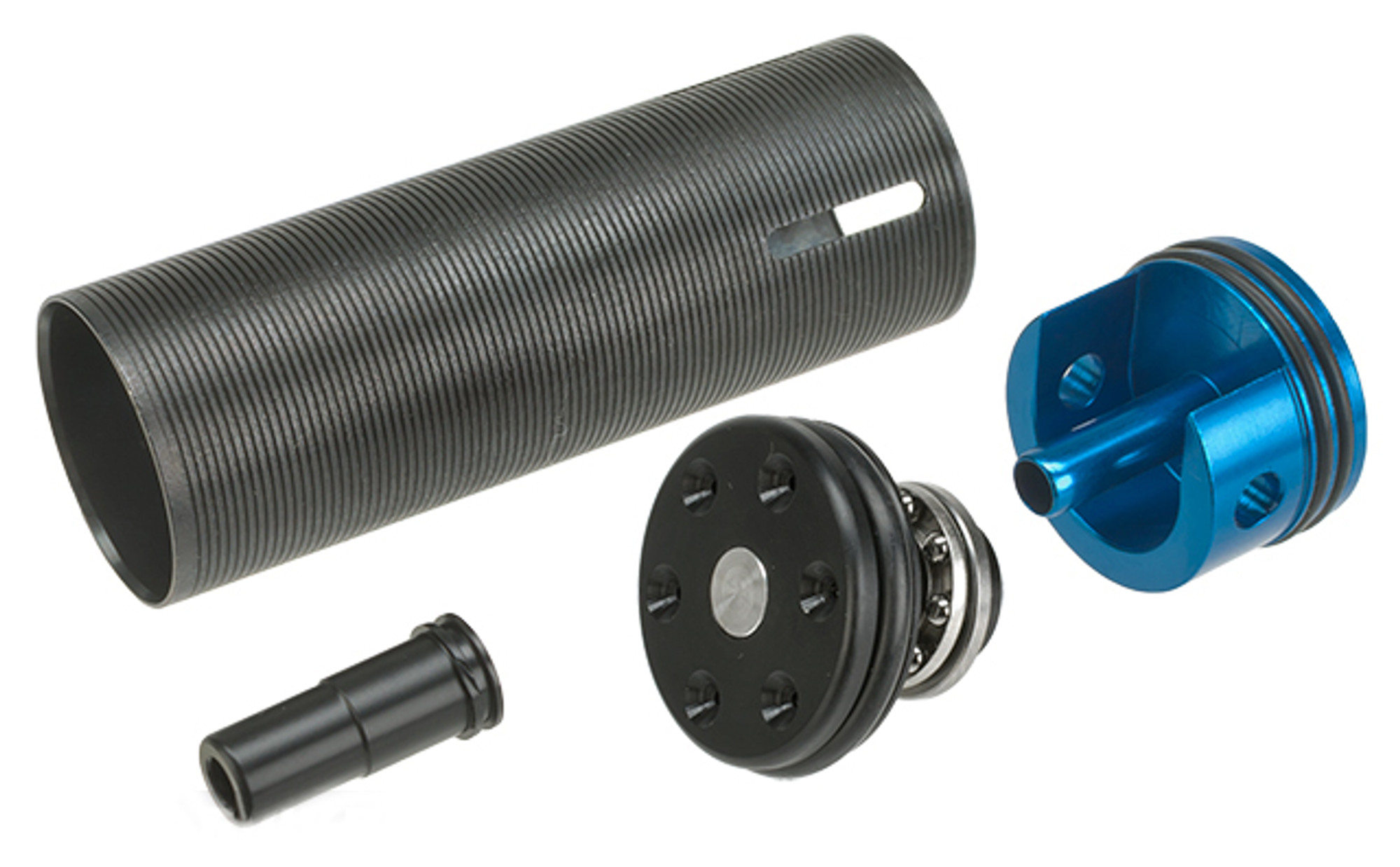 Lonex Complete Internal Upgrade Series Enhanced Cylinder Set for XM-177, CAR-15 Airsoft AEG Rifles - POM Ventilation Type