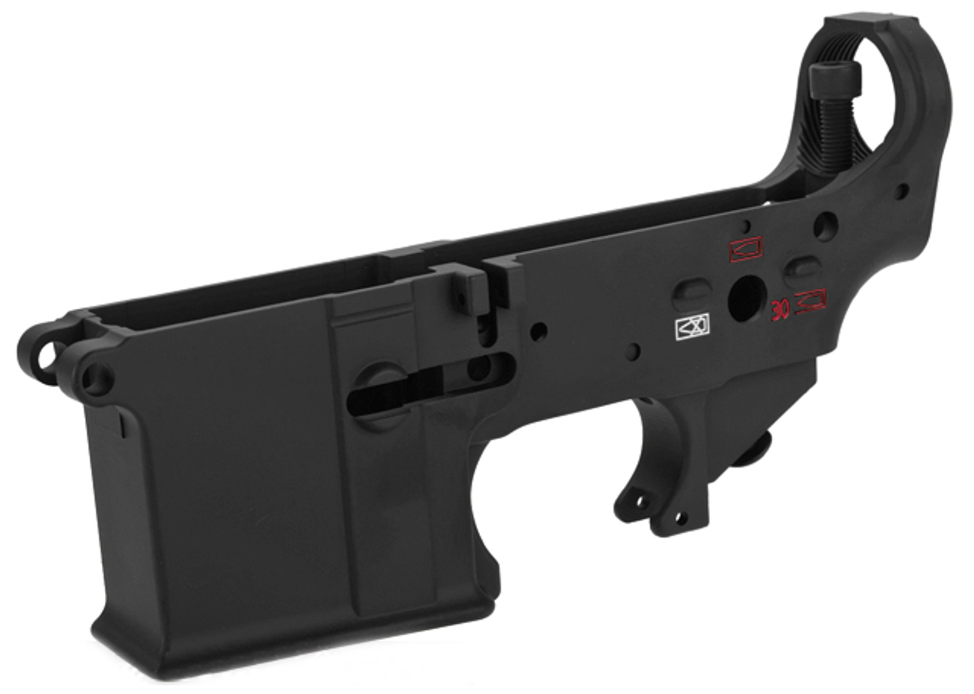 WE-Tech OEM Replacement Lower Receiver for WE M4-SOL Series GBB Rifles - Part# 105 (Black w/ Color Fill)