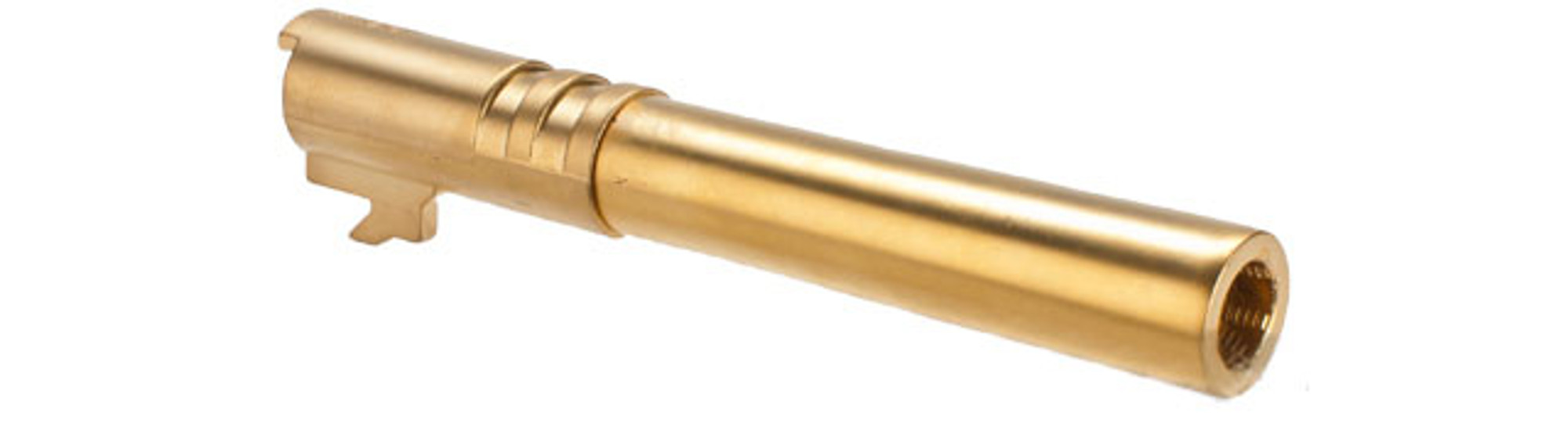 WE-Tech Metal Outer Barrel for 5.1 Hi-Capa Series Airsoft GBB Pistols - Gold