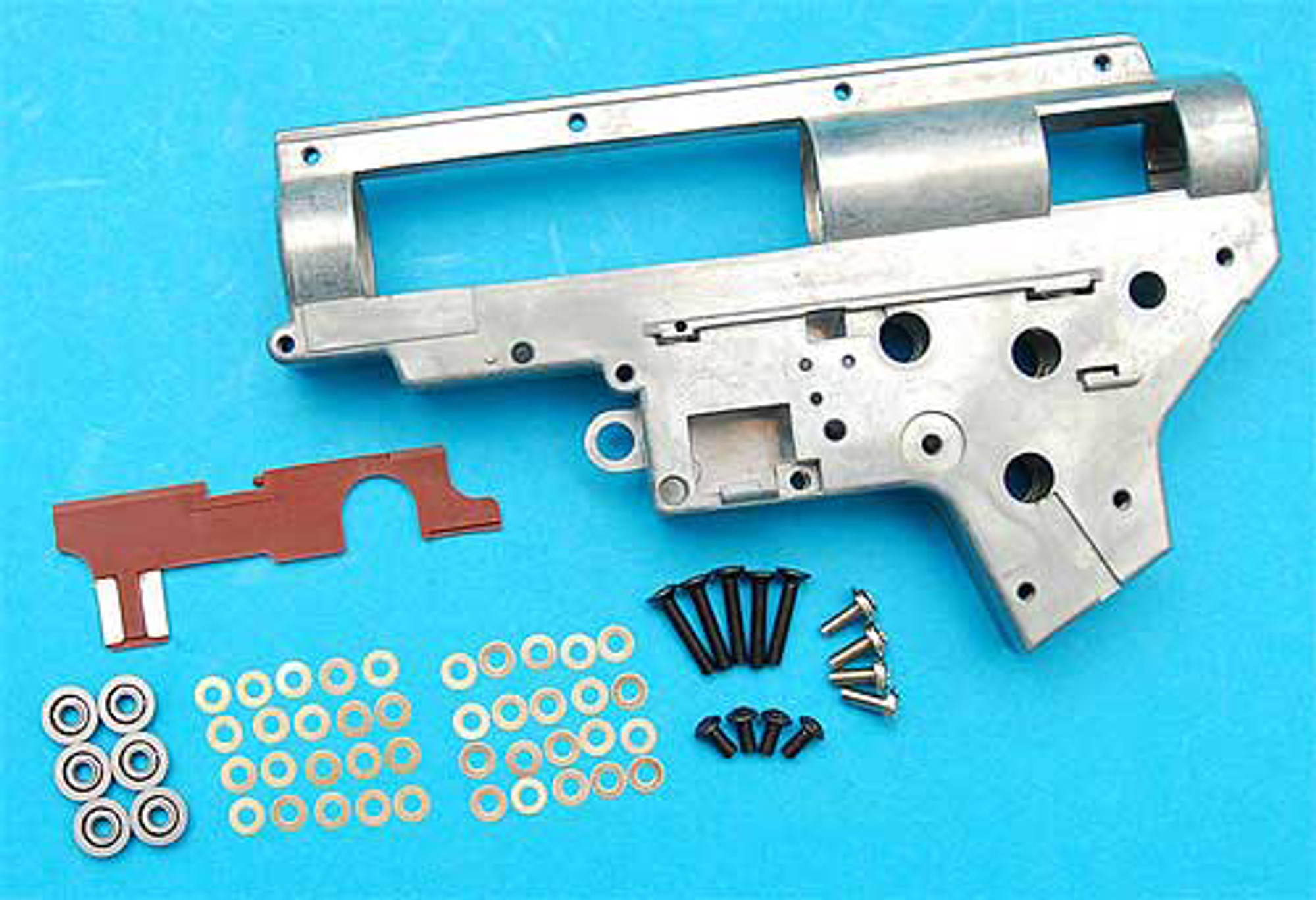 G&P Reinforced V.2 Gearbox Set with 8mm Bearing for M4 MP5 M16 Series AEG Rifle