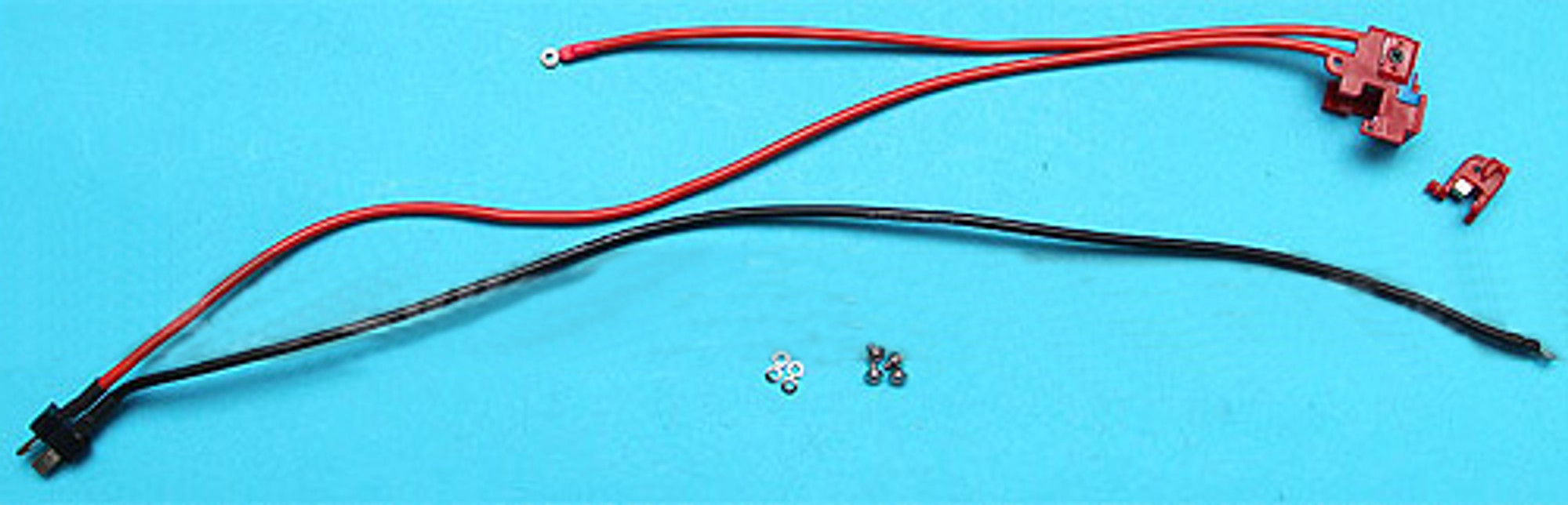 G&P Wiring Switch Assembly For G&P M4 M16 series Airosft AEG - Crane Stock  Rear Wiring  Standard Deans