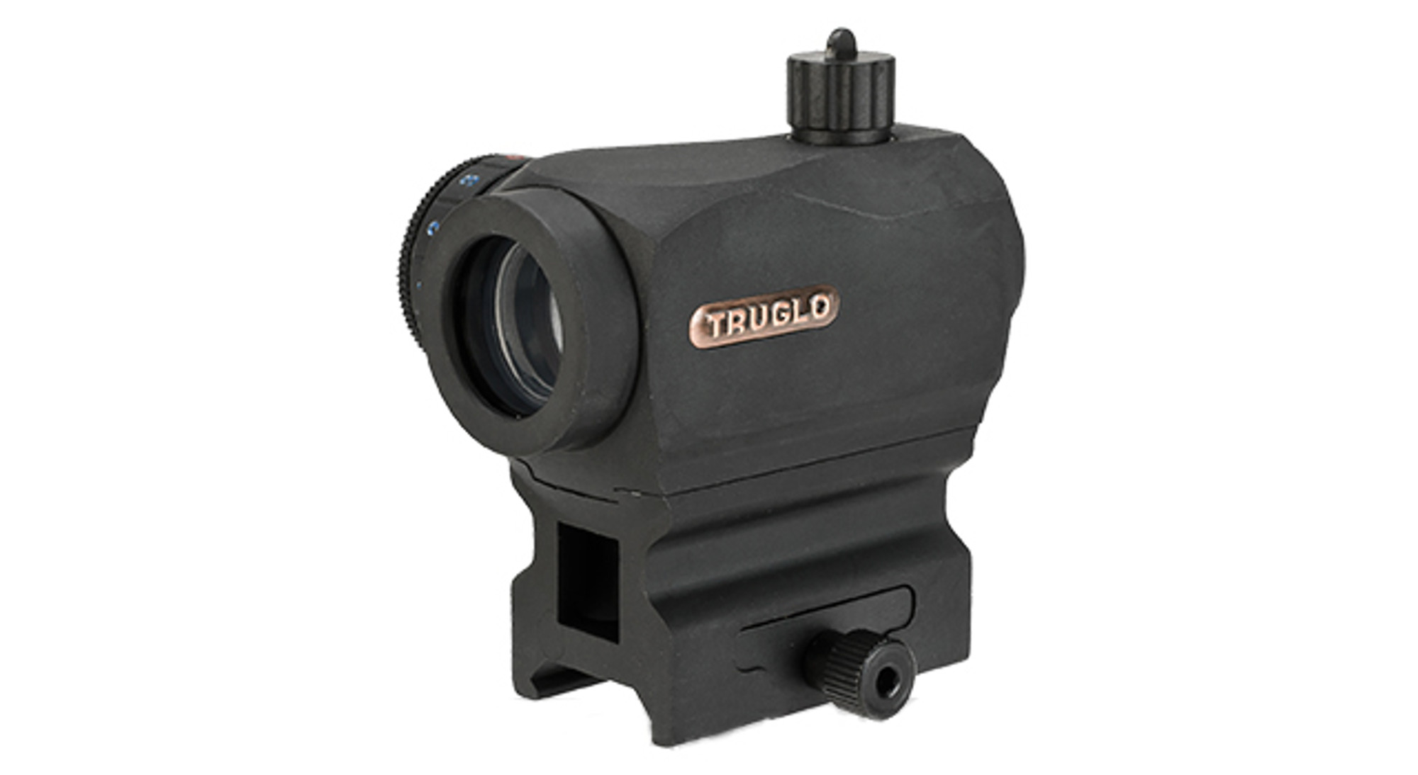 TruGlo TRITON™ 20mm Red / Green / Blue Dot Optic with Low + High-Rise Mount - Black