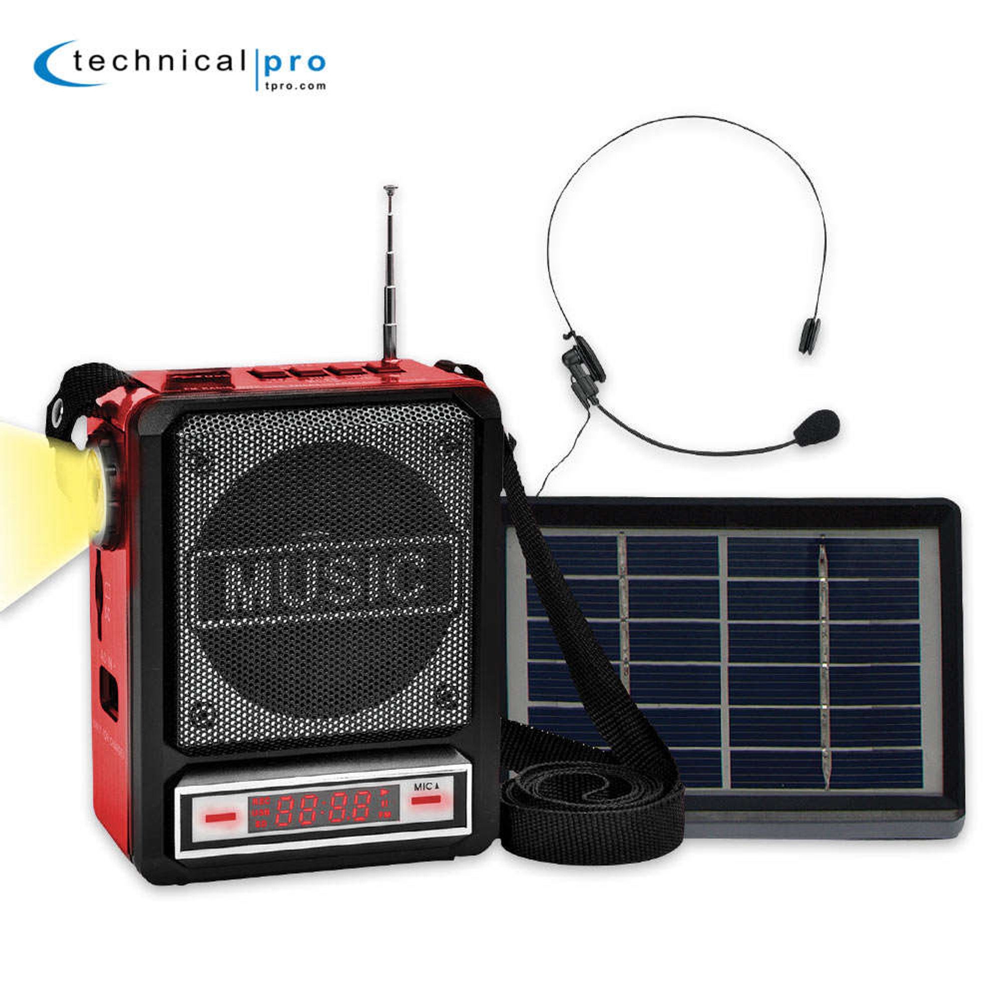 Solar Powered Rechargeable Speaker