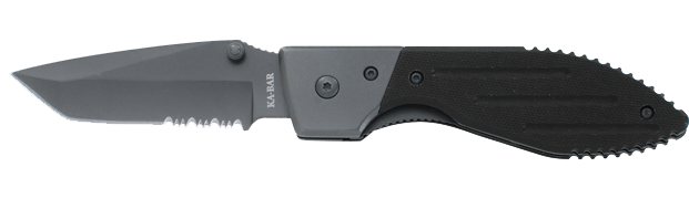 Ka-Bar 3075 Warthog Folder Tanto w/Serration
