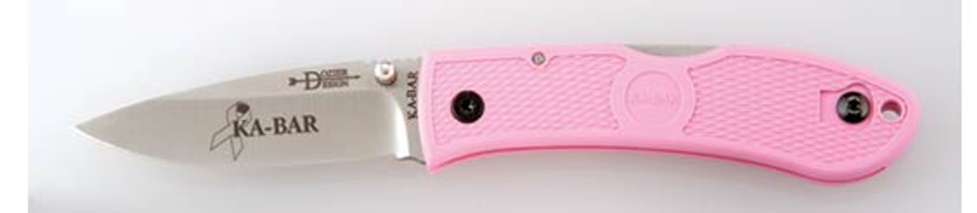 Ka-Bar 4072PK Mini Dozier AUS-8A Hunter Pink