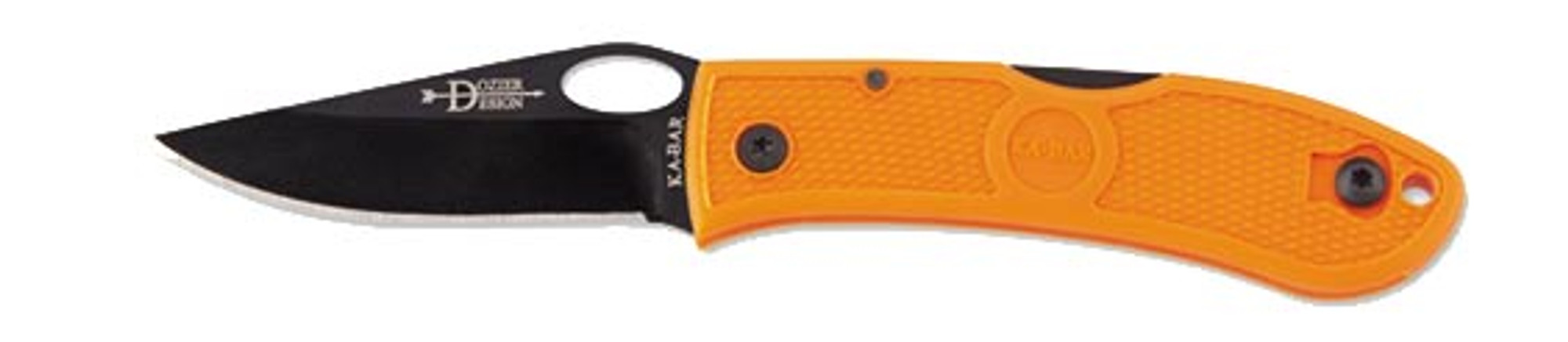 Ka-Bar 4065BO Dozier Folding Knife, Blaze Orange