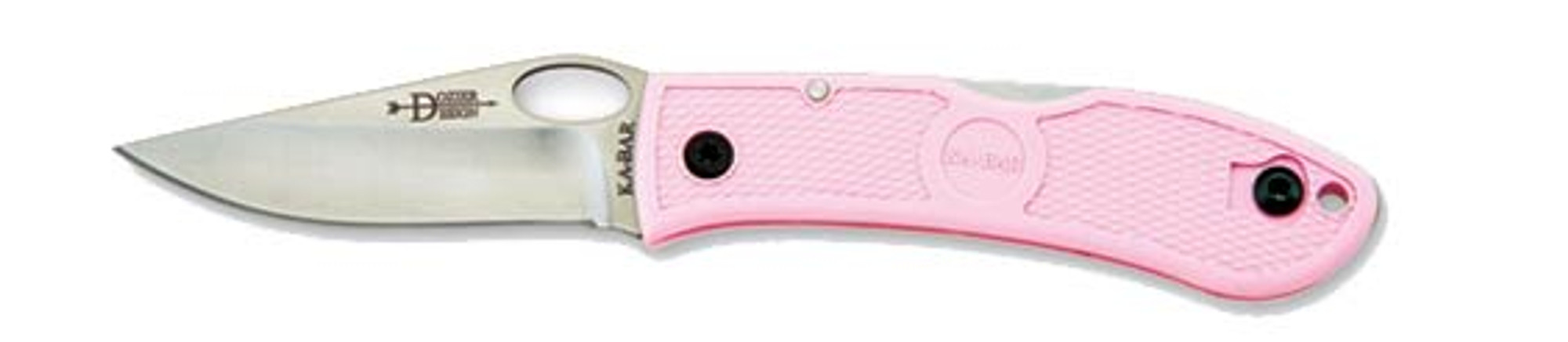 Ka-Bar 4065PK Dozier AUS-8A Folding Knife, Pink