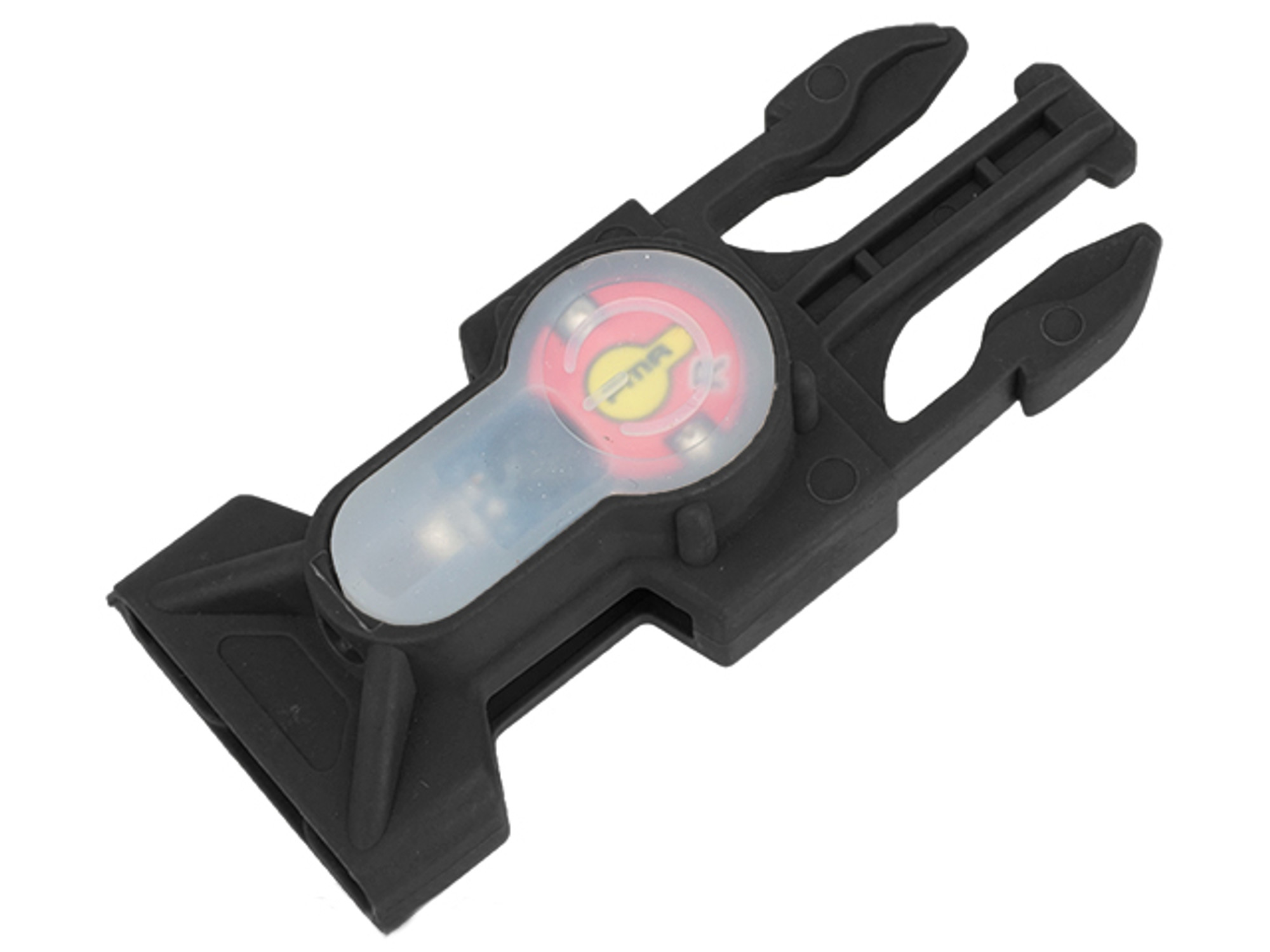 FMA S-Lite IFF Strobe LED Buckle - Black Buckle / Red Strobe