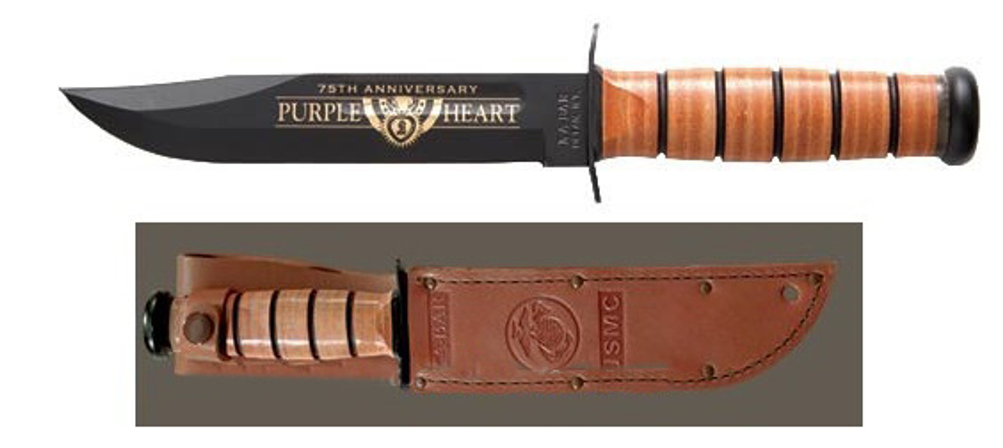 Ka-Bar 9156 USMC Purple Heart Commemorative