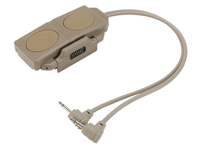 Element Dual Rail Mounted Remote Control for AN/PEQ-16A Laser/Illuminators - Dark Earth