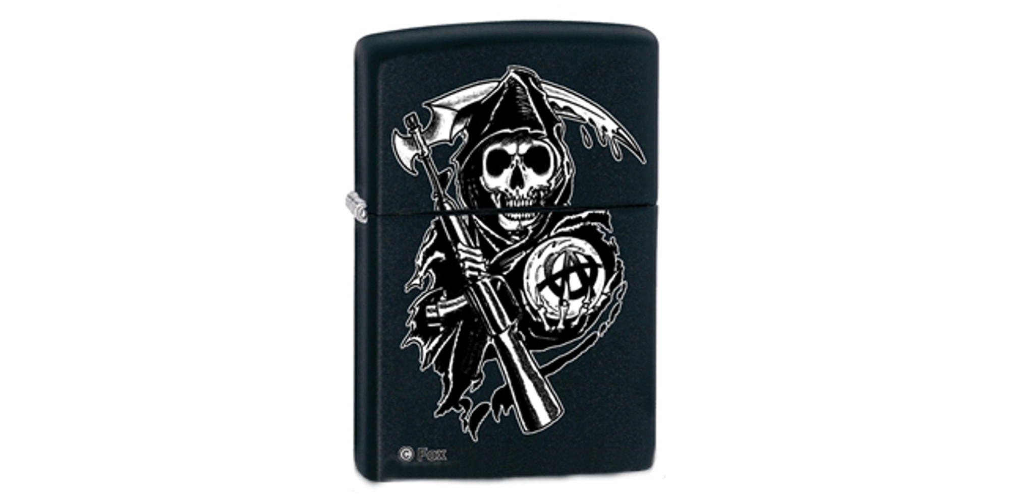 Zippo Classic Lighter Sons of Anarchy Matte Black