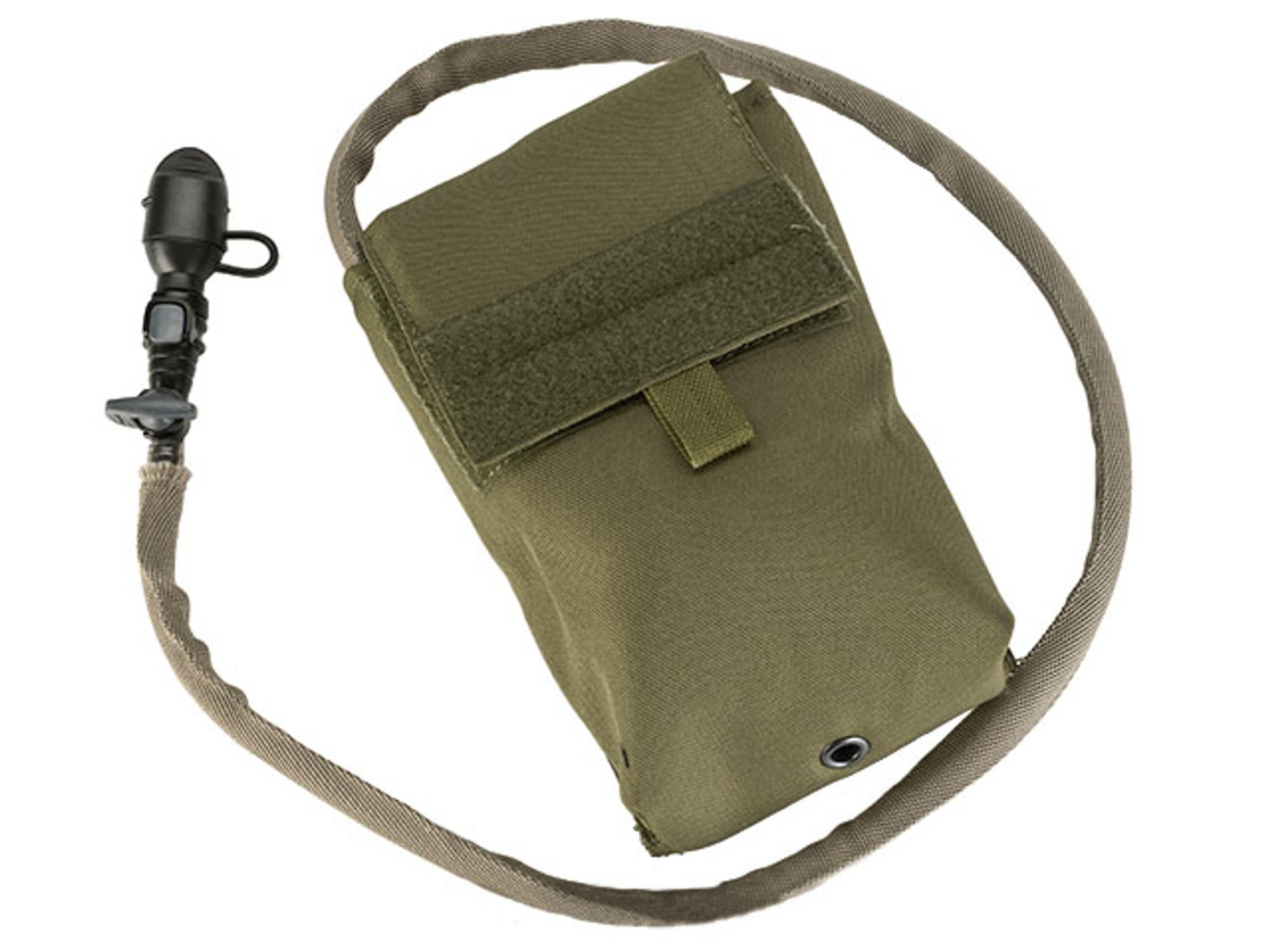 TMC 27oz Tactical MOLLE Double-Insulated Hydration Pouch with Bladder - Khaki