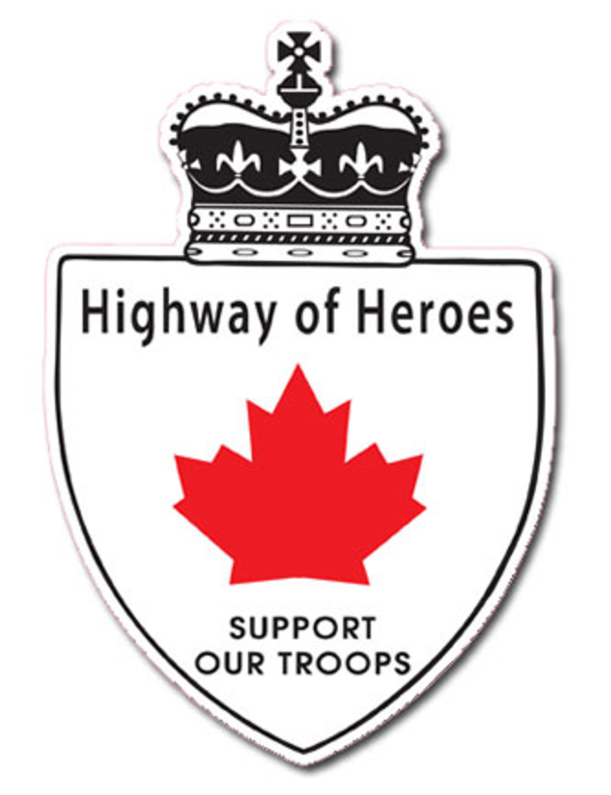 Highway Of Heroes 4" - Sticker