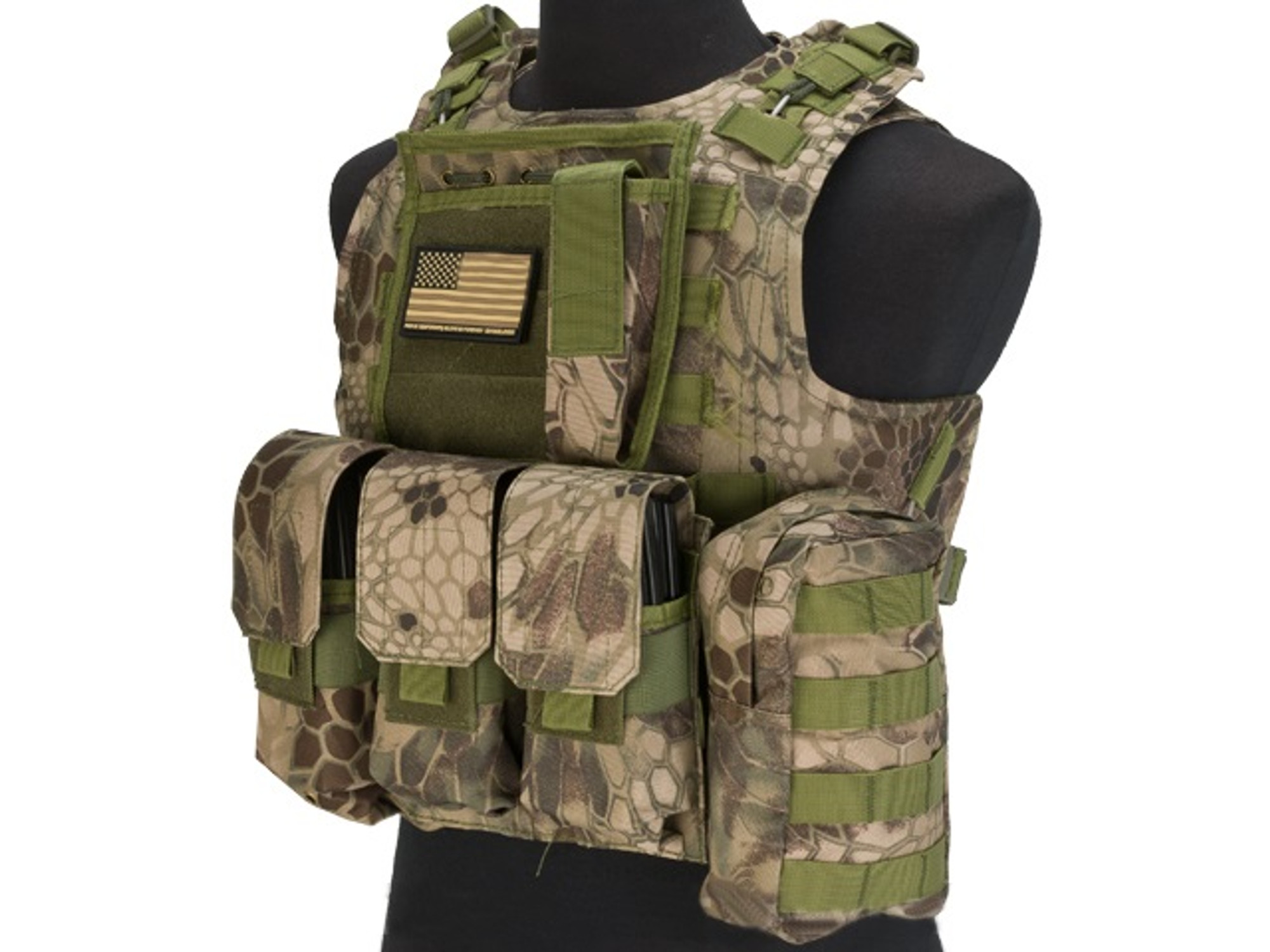 Avengers MOD-II Quick Release Body Armor Vest - Forest Serpent