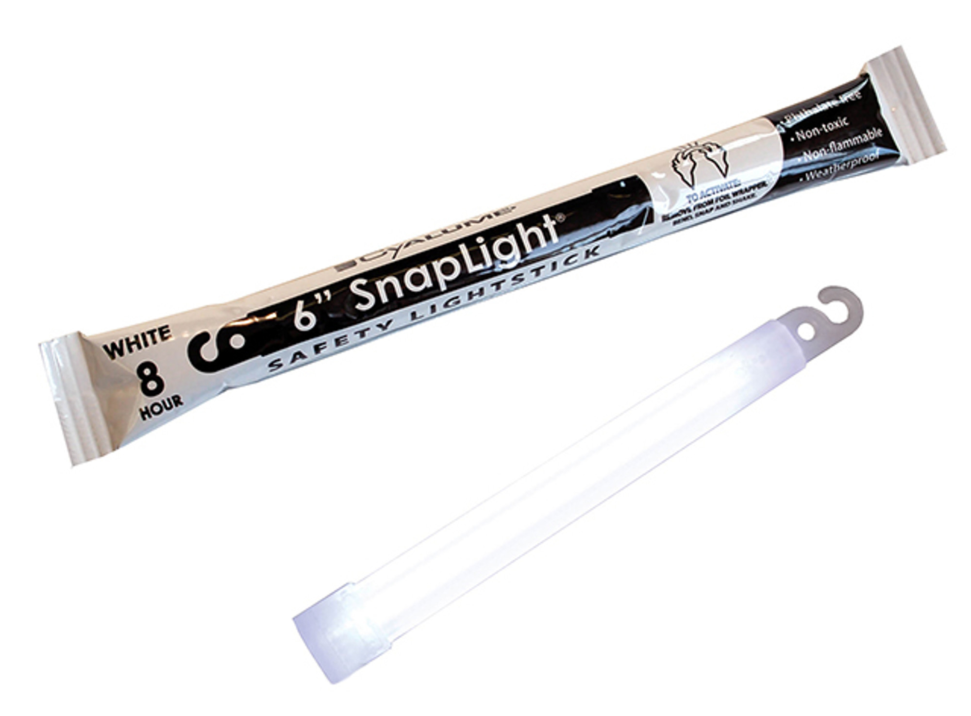 Cyalume 6" SnapLight LightStick - White