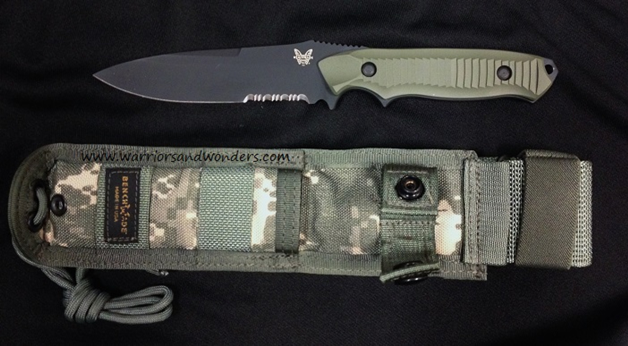 Benchmade Nimravus Green Handle 140SBKADC